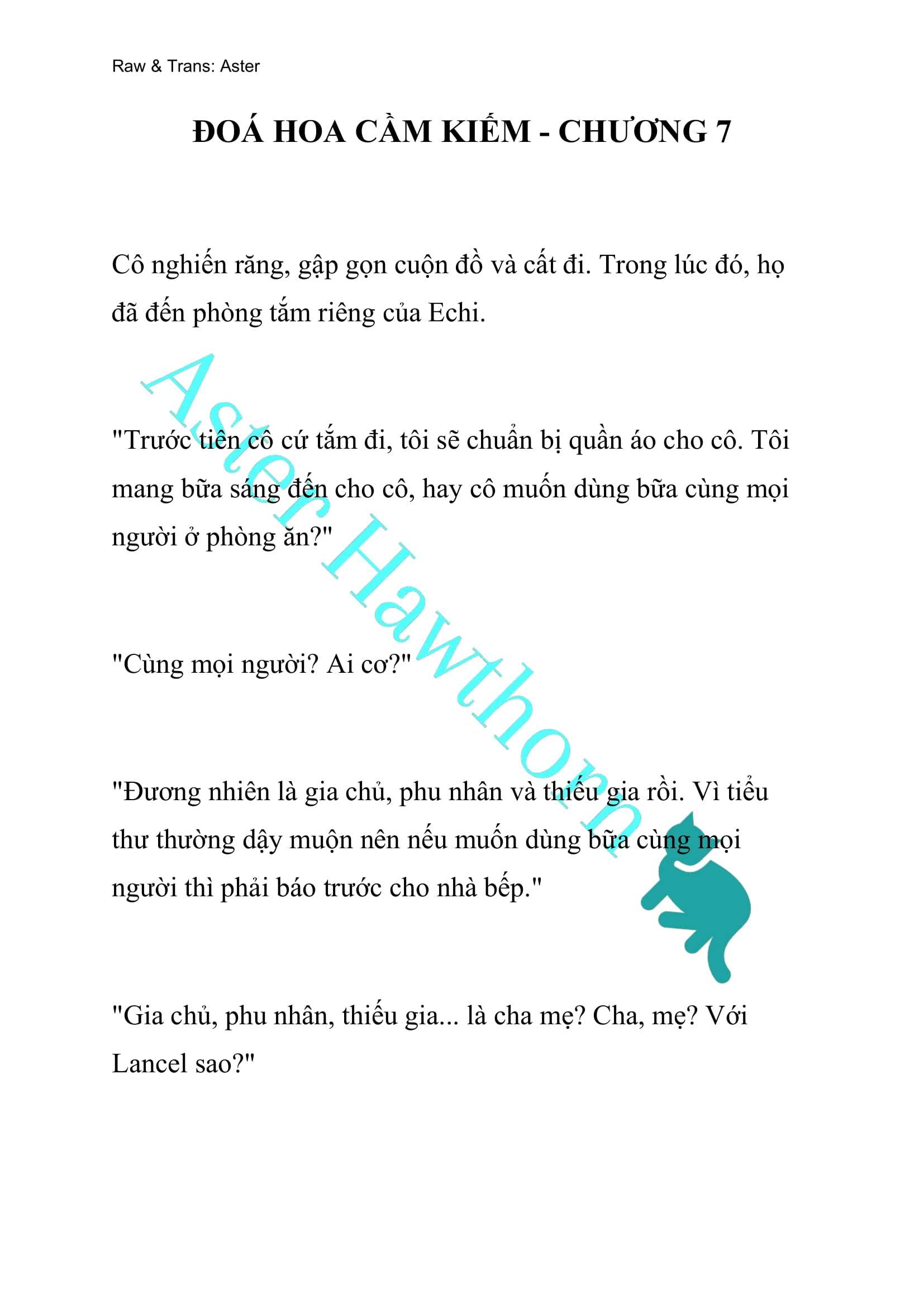 [NOVEL] Đóa Hoa Cầm Kiếm Chap 7 - Trang 2