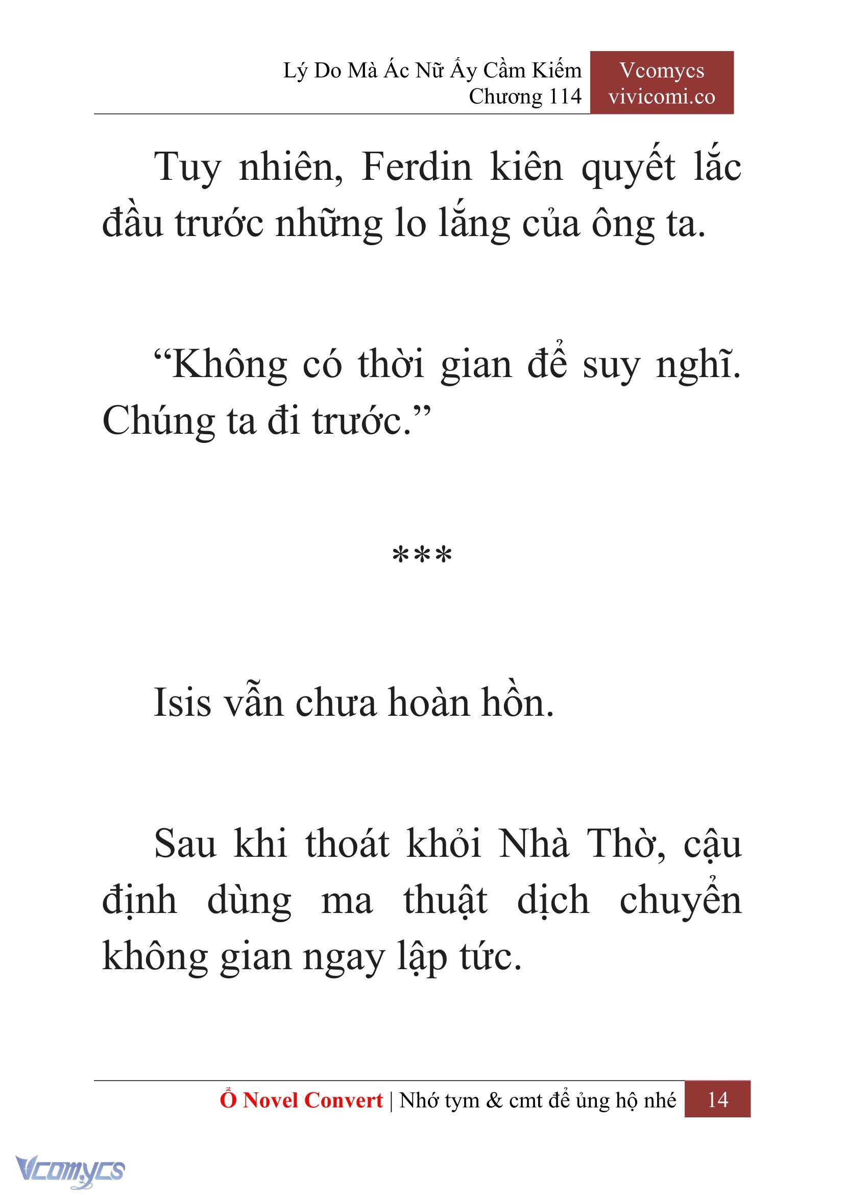 [Novel] Lý Do Mà Ác Nữ Ấy Cầm Kiếm Chap 114 - Trang 2