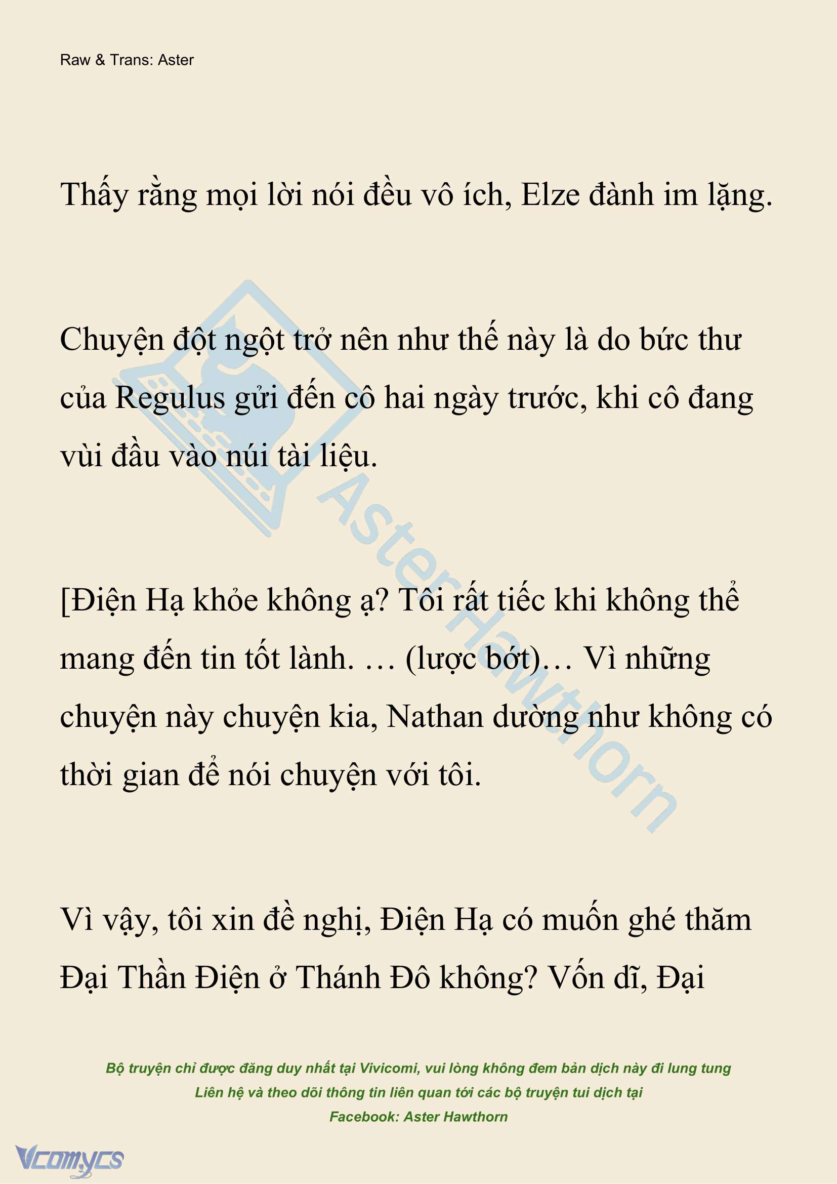 [NOVEL] Anh Hùng Khao Khát Sự Sa Ngã Của Thánh Nữ Chap 134 - Next 