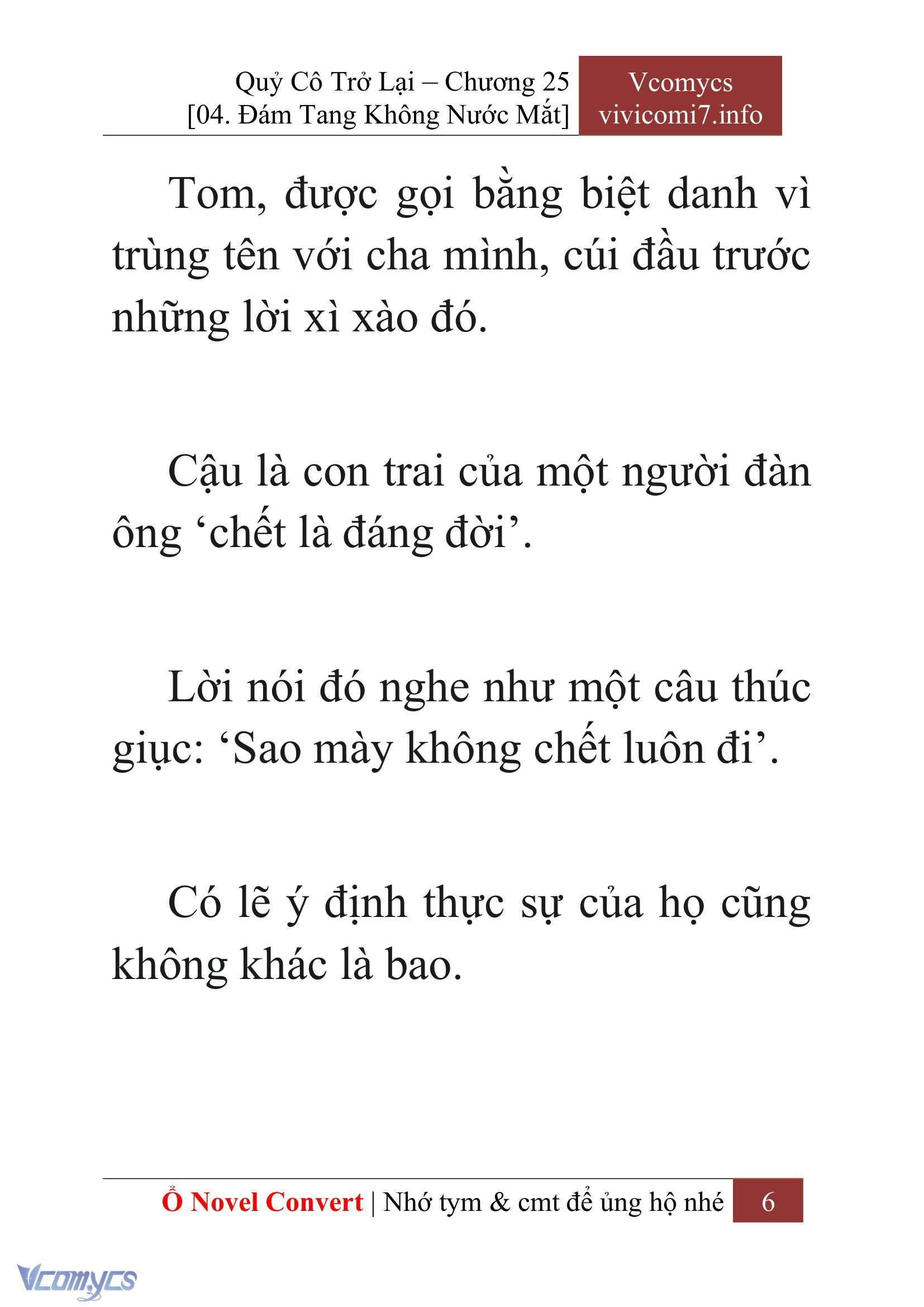 [Novel] Quý Cô Trở Lại Chap 25 - Trang 2