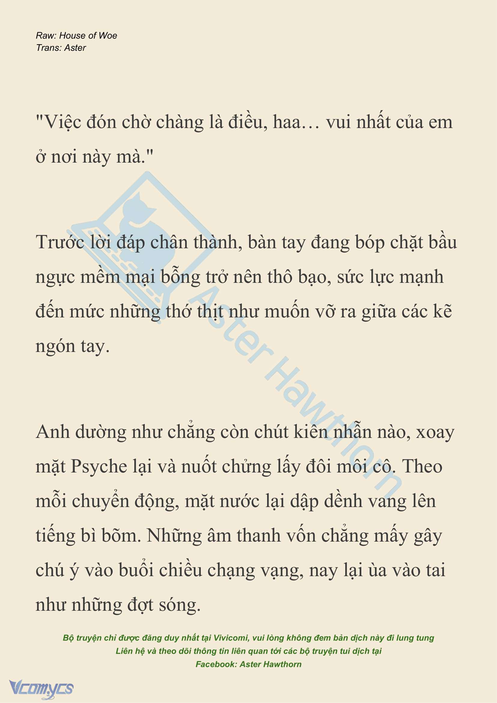 [NOVEL] Dành Cho Các Nữ Thần: Dành cho Psyche Chap 22 - Trang 2