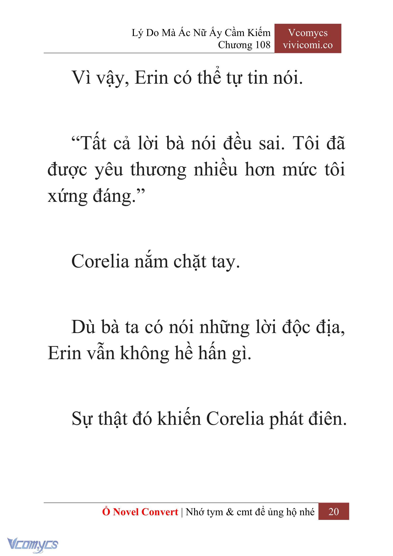 [Novel] Lý Do Mà Ác Nữ Ấy Cầm Kiếm Chap 108 - Trang 2