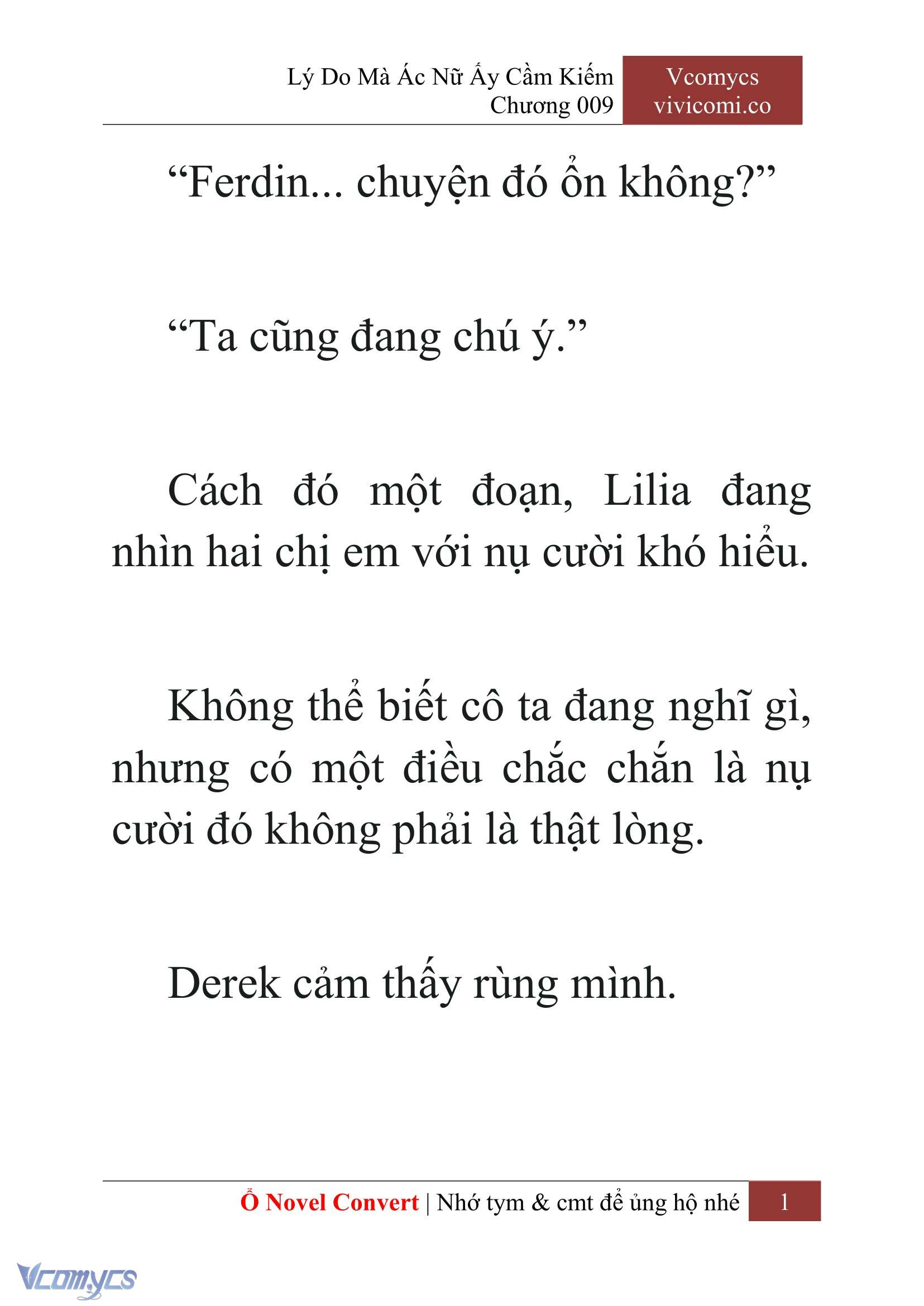 [Novel] Lý Do Mà Ác Nữ Ấy Cầm Kiếm Chap 9 - Trang 2