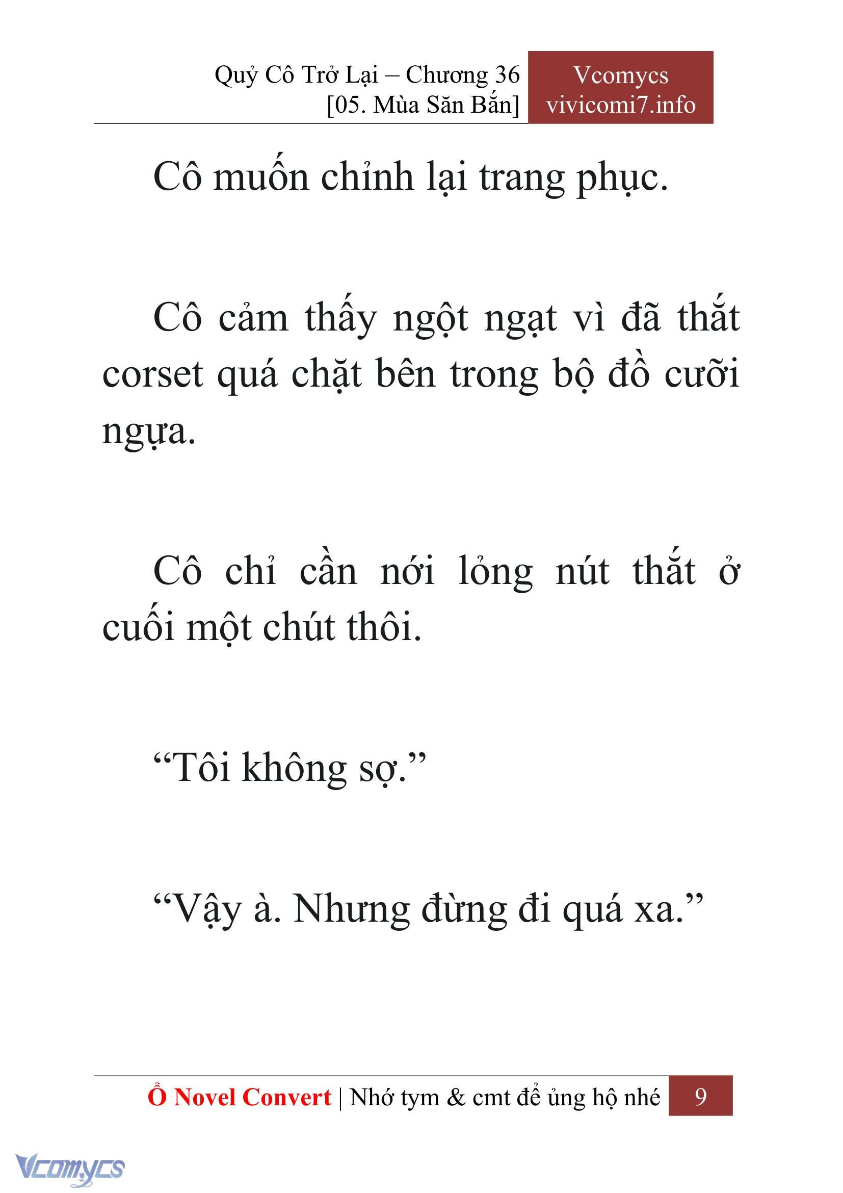 [Novel] Quý Cô Trở Lại Chap 36 - Trang 2