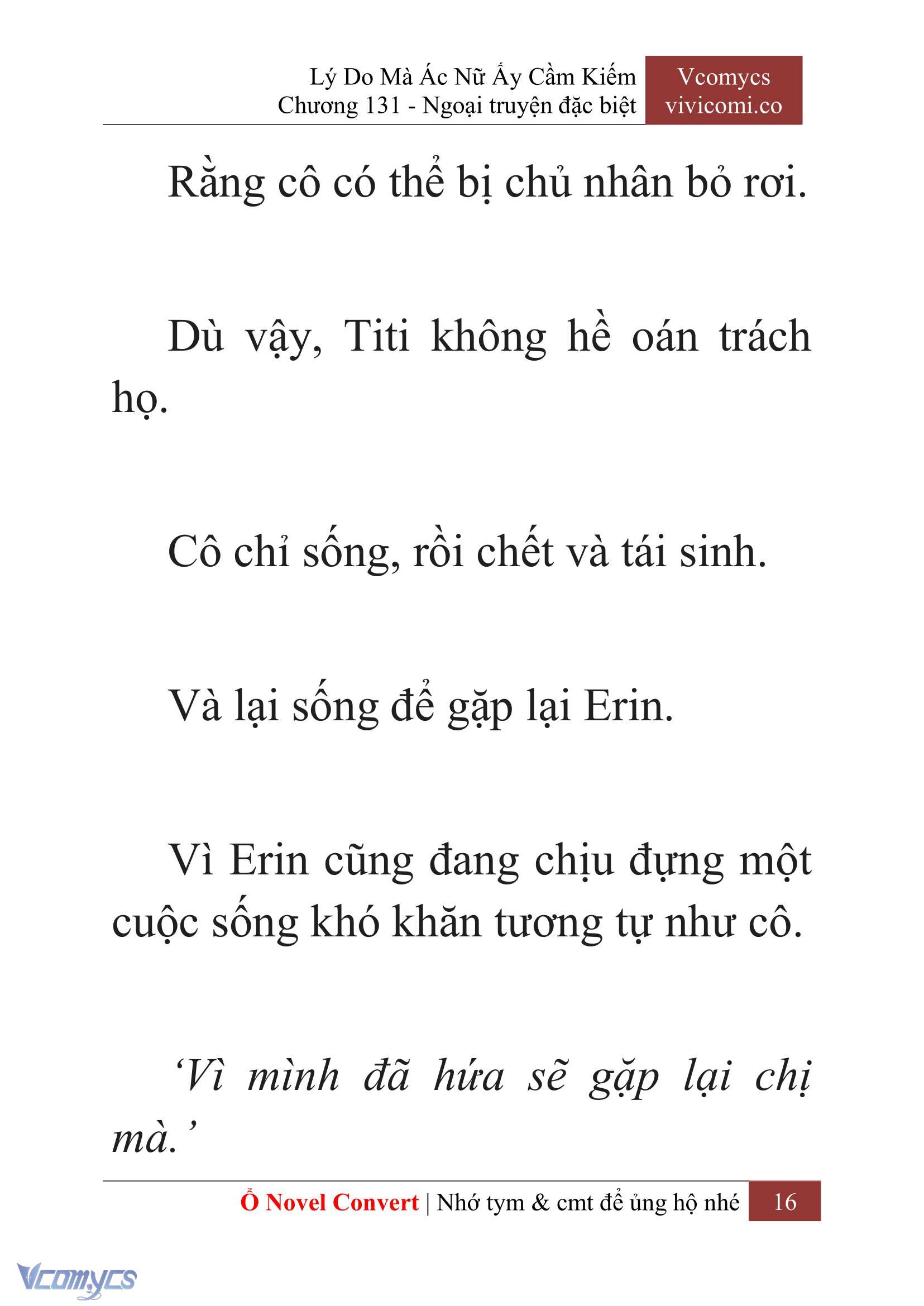 [Novel] Lý Do Mà Ác Nữ Ấy Cầm Kiếm Chap 131 - Next 