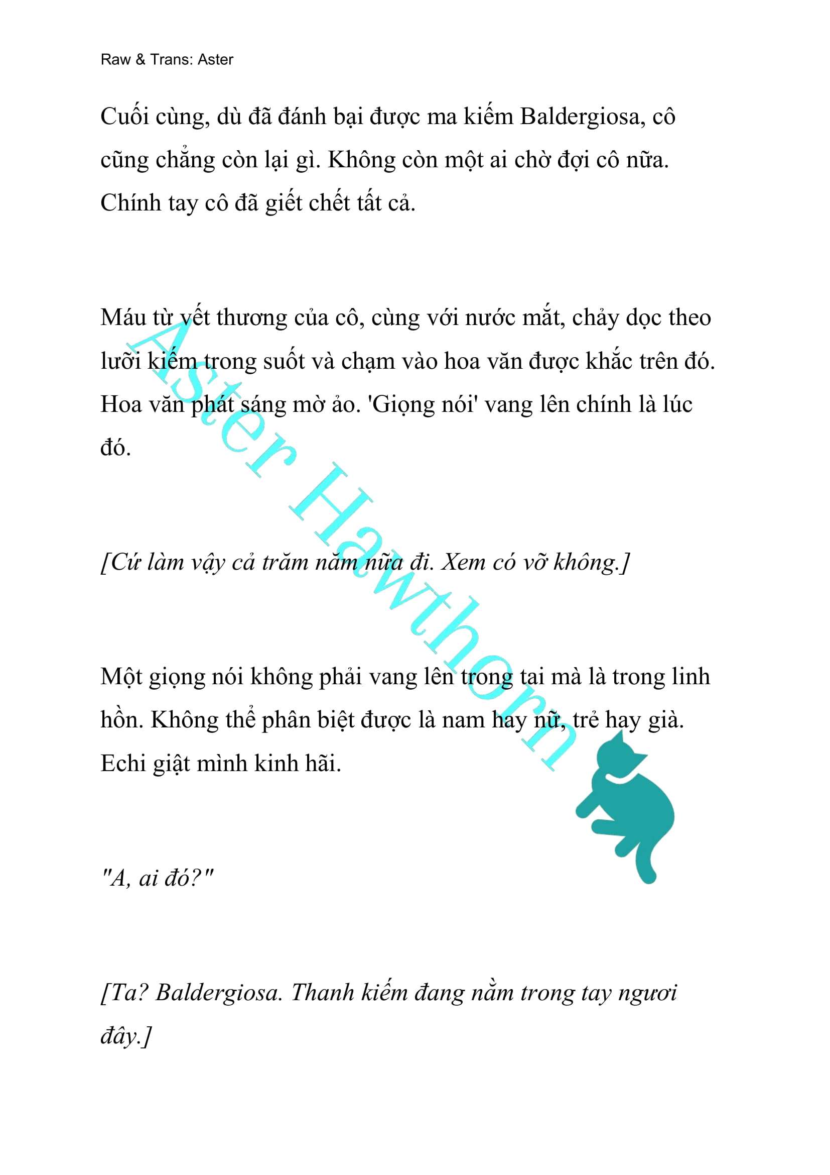 [NOVEL] Đóa Hoa Cầm Kiếm Chap 4 - Trang 2