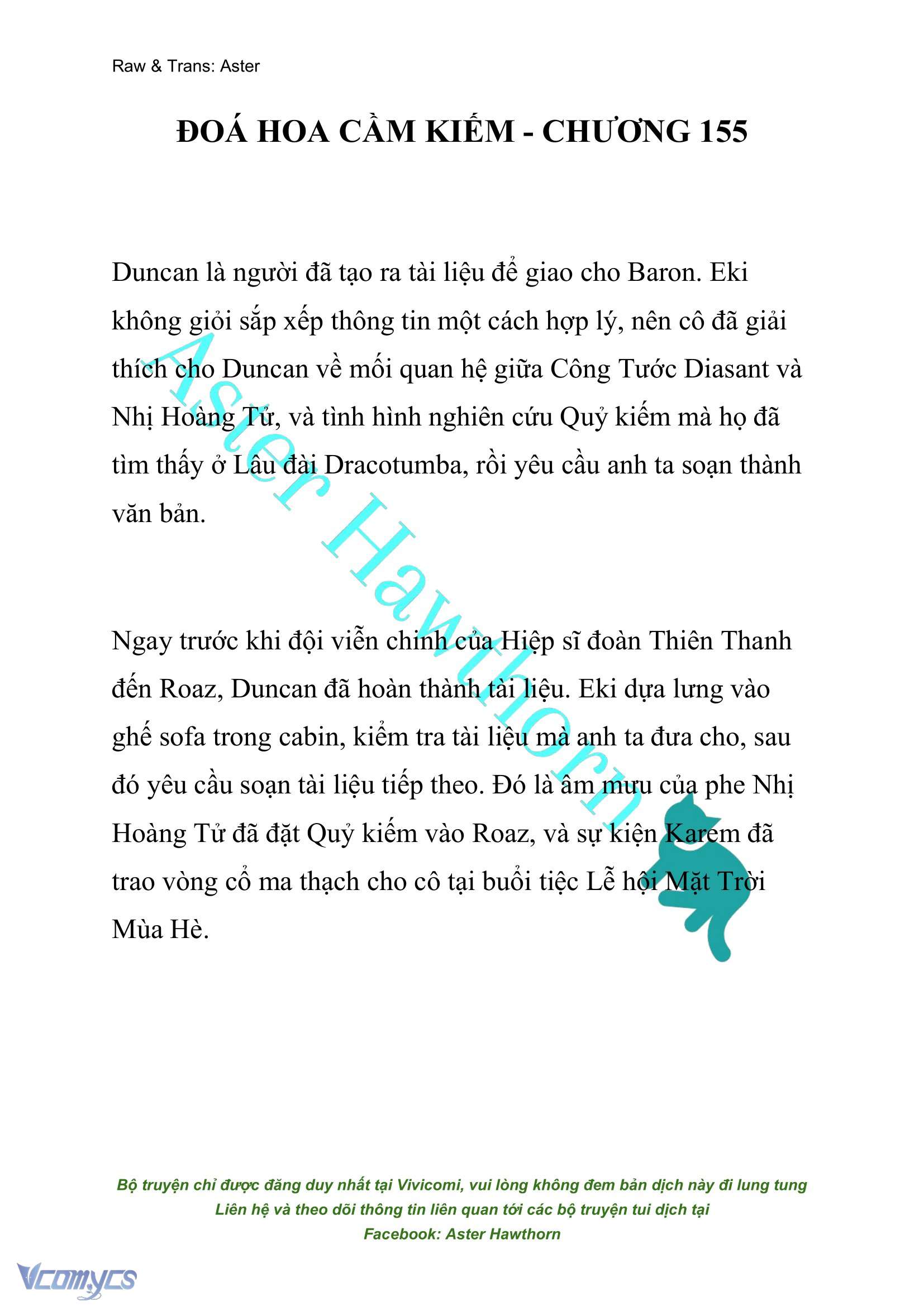 [NOVEL] Đóa Hoa Cầm Kiếm Chap 155 - Trang 2