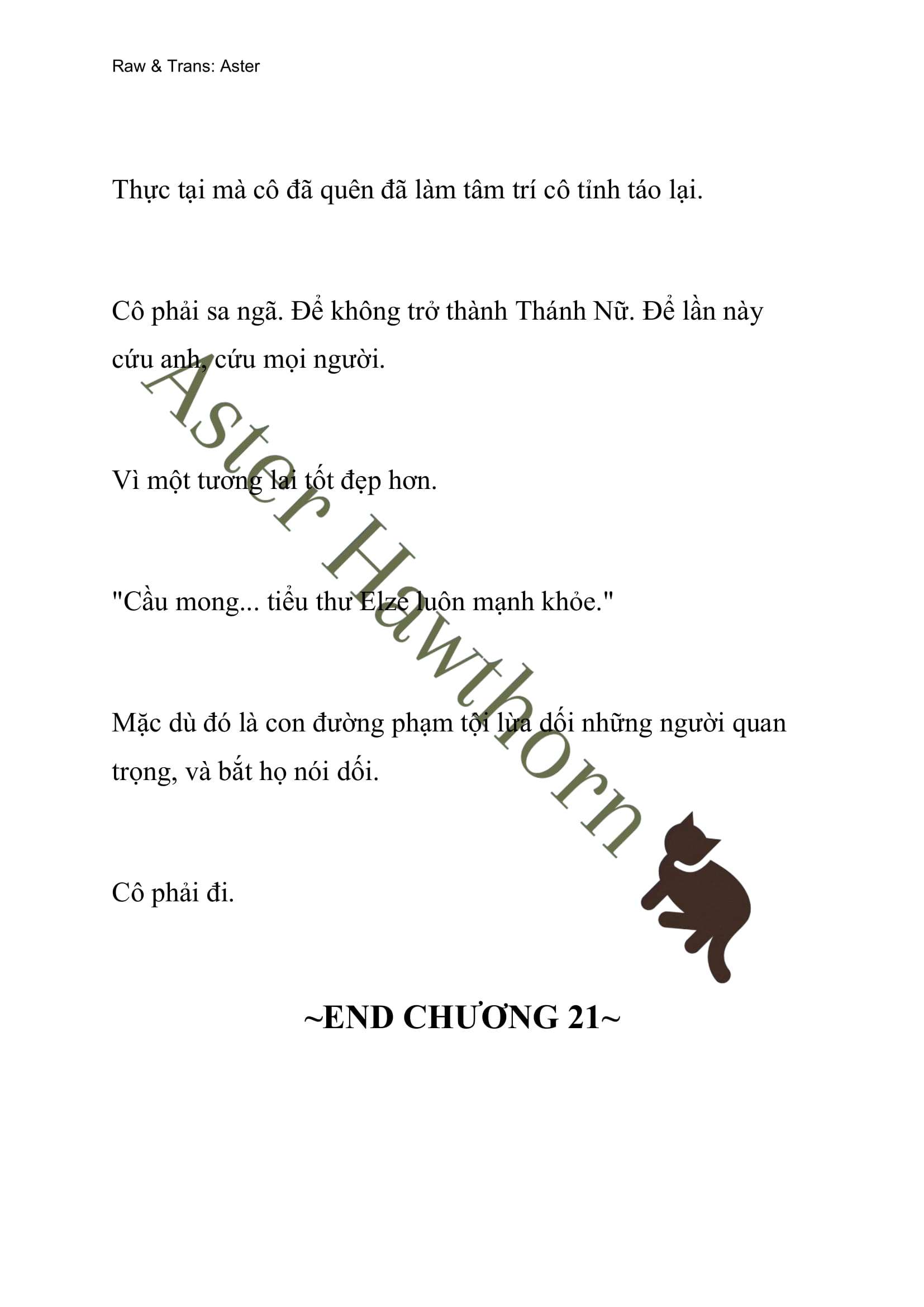 [NOVEL] Anh Hùng Khao Khát Sự Sa Ngã Của Thánh Nữ Chap 21 - Next Chap 22