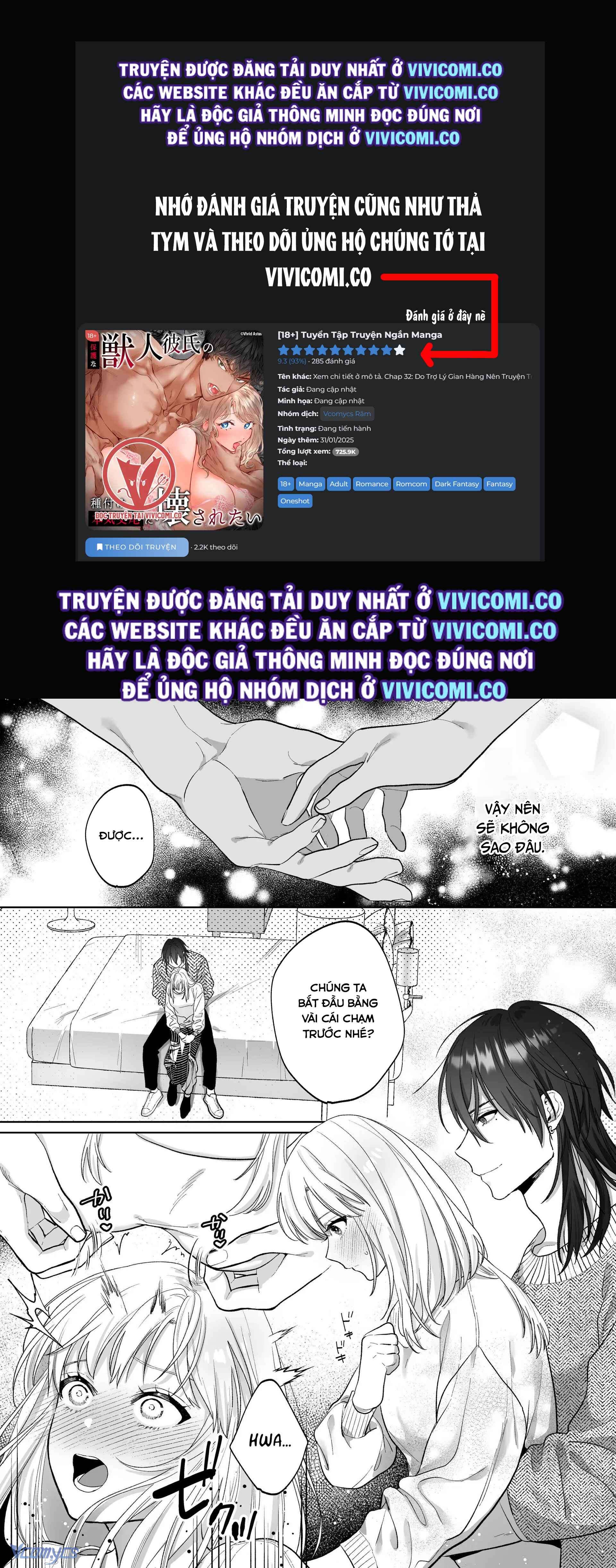 [18+] Tuyển Tập Truyện Ngắn Manga Chap 38.1 - Trang 2
