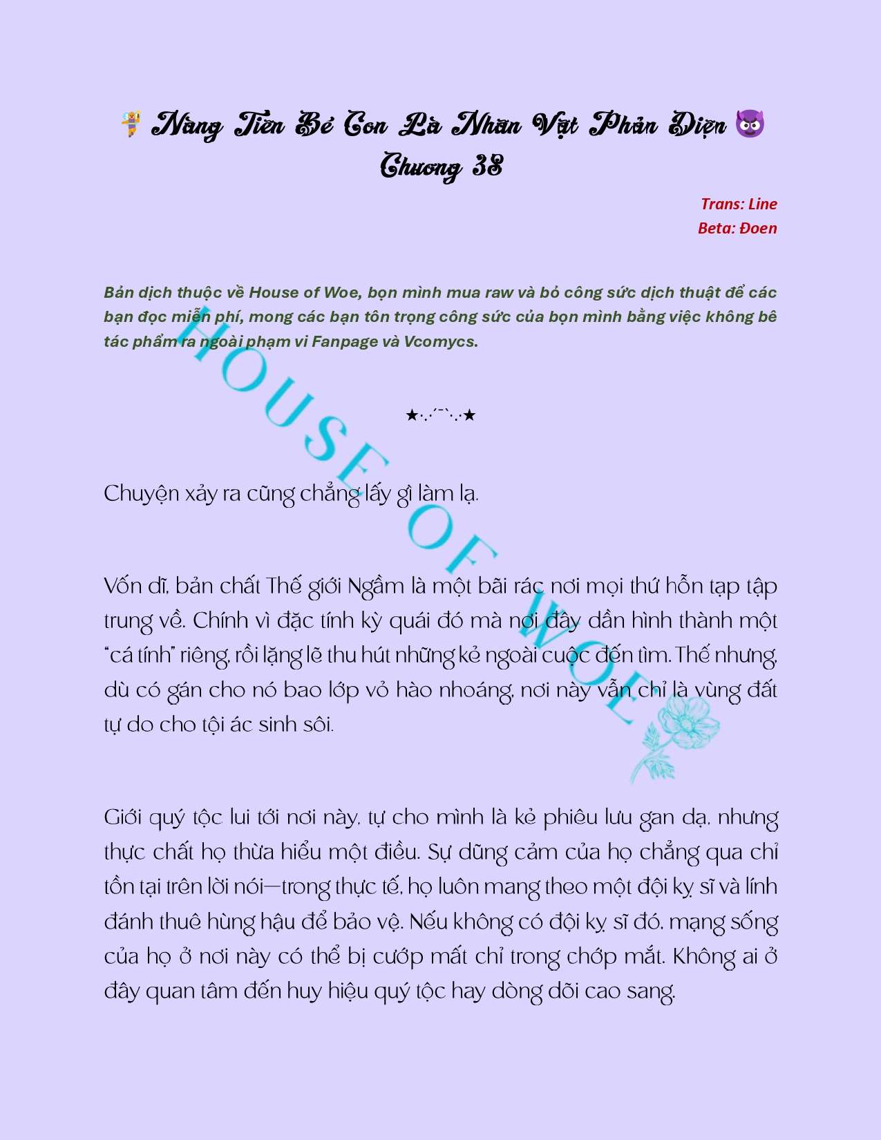 [NOVEL] NÀNG TIÊN BÉ CON LÀ NHÂN VẬT PHẢN DIỆN Chap 38 - Trang 2