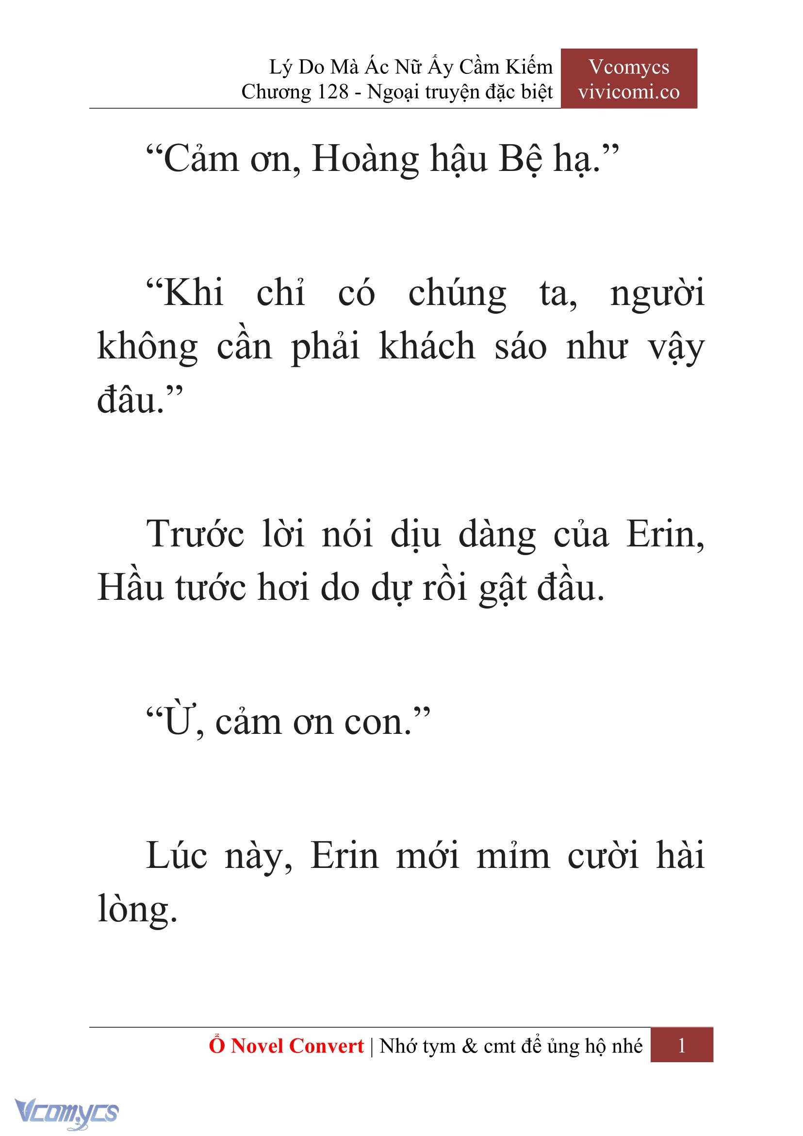 [Novel] Lý Do Mà Ác Nữ Ấy Cầm Kiếm Chap 128 - Next Chap 129