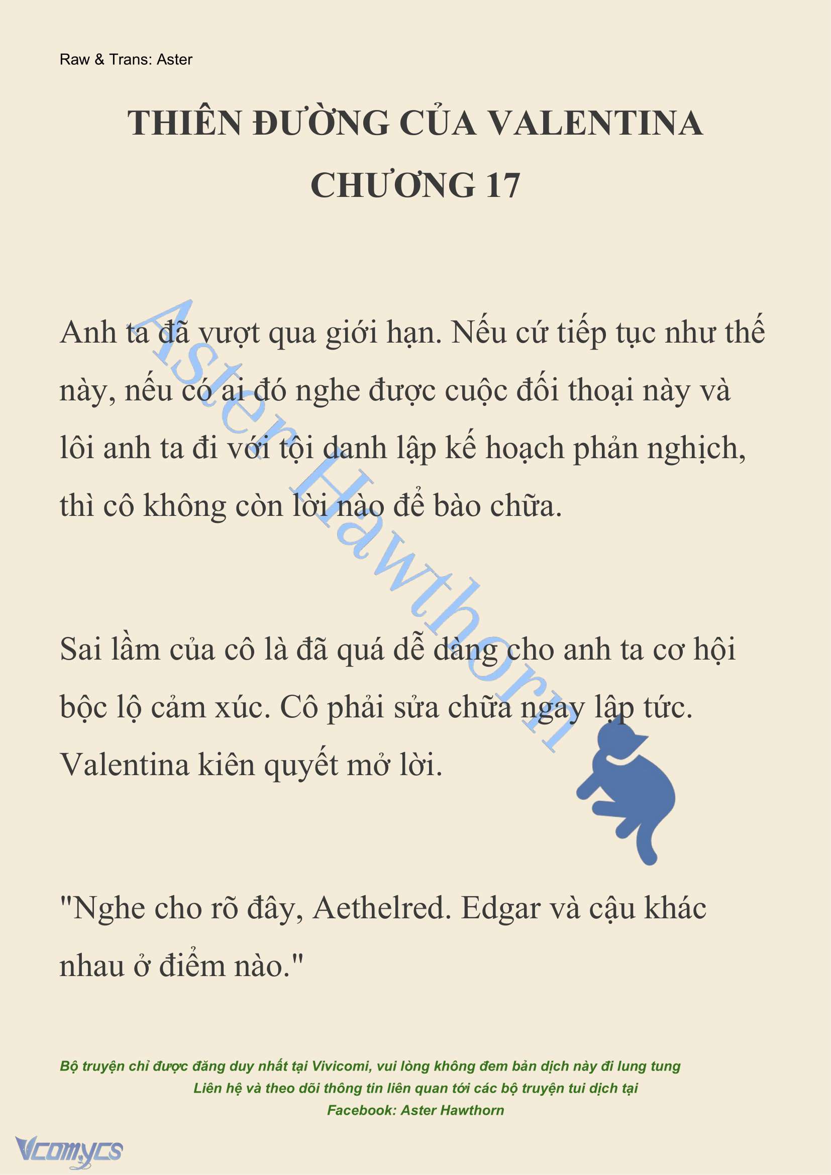[NOVEL] Thiên Đường Của Valentina Chap 17 - Trang 2