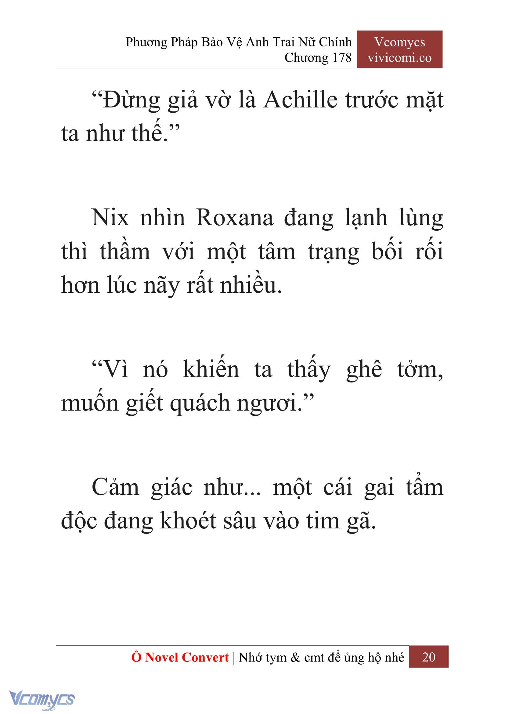 [Novel] Phương Pháp Bảo Vệ Anh Trai Nữ Chính Chap 178 - Trang 2