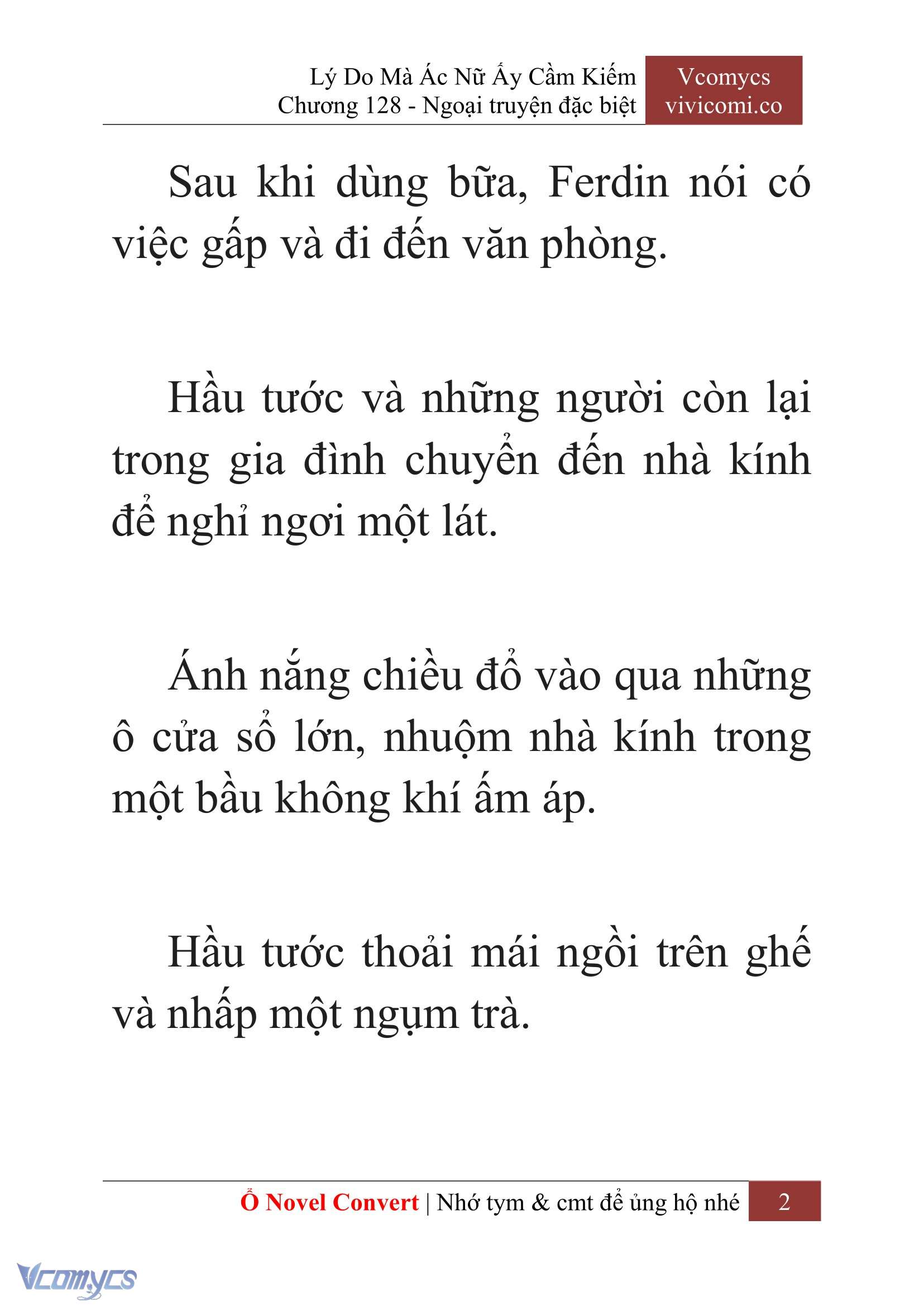 [Novel] Lý Do Mà Ác Nữ Ấy Cầm Kiếm Chap 128 - Next Chap 129