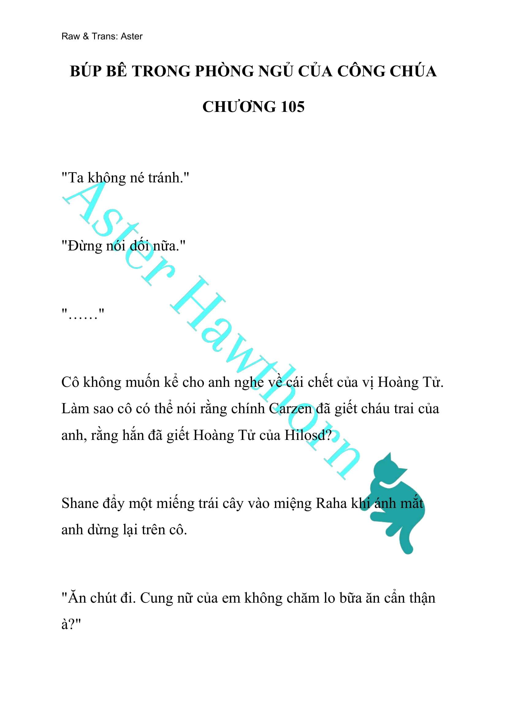 [NOVEL] Búp Bê Trong Phòng Ngủ Của Công Chúa Chap 105 - Next Chap 106