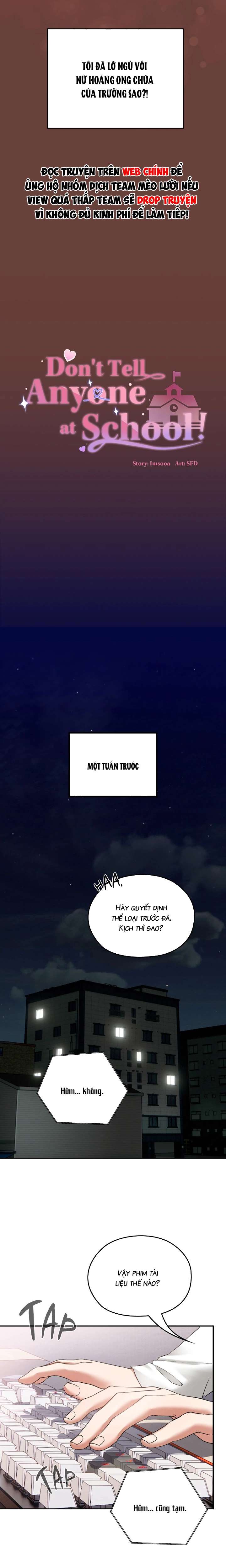 Đừng nói với ai ở trường! Chap 1 - Trang 3