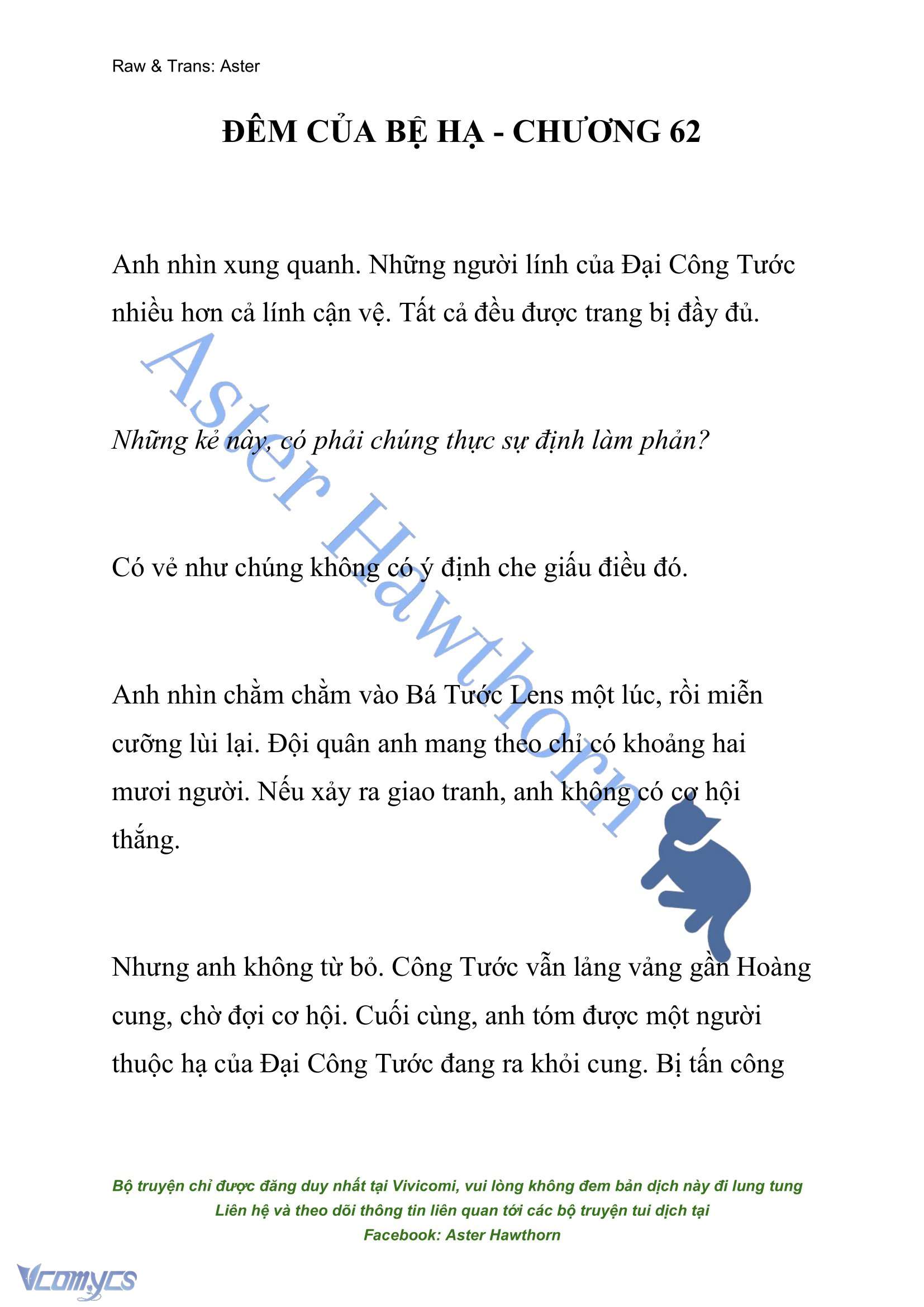 [NOVEL] Đêm Của Bệ Hạ Chap 62 - Trang 2