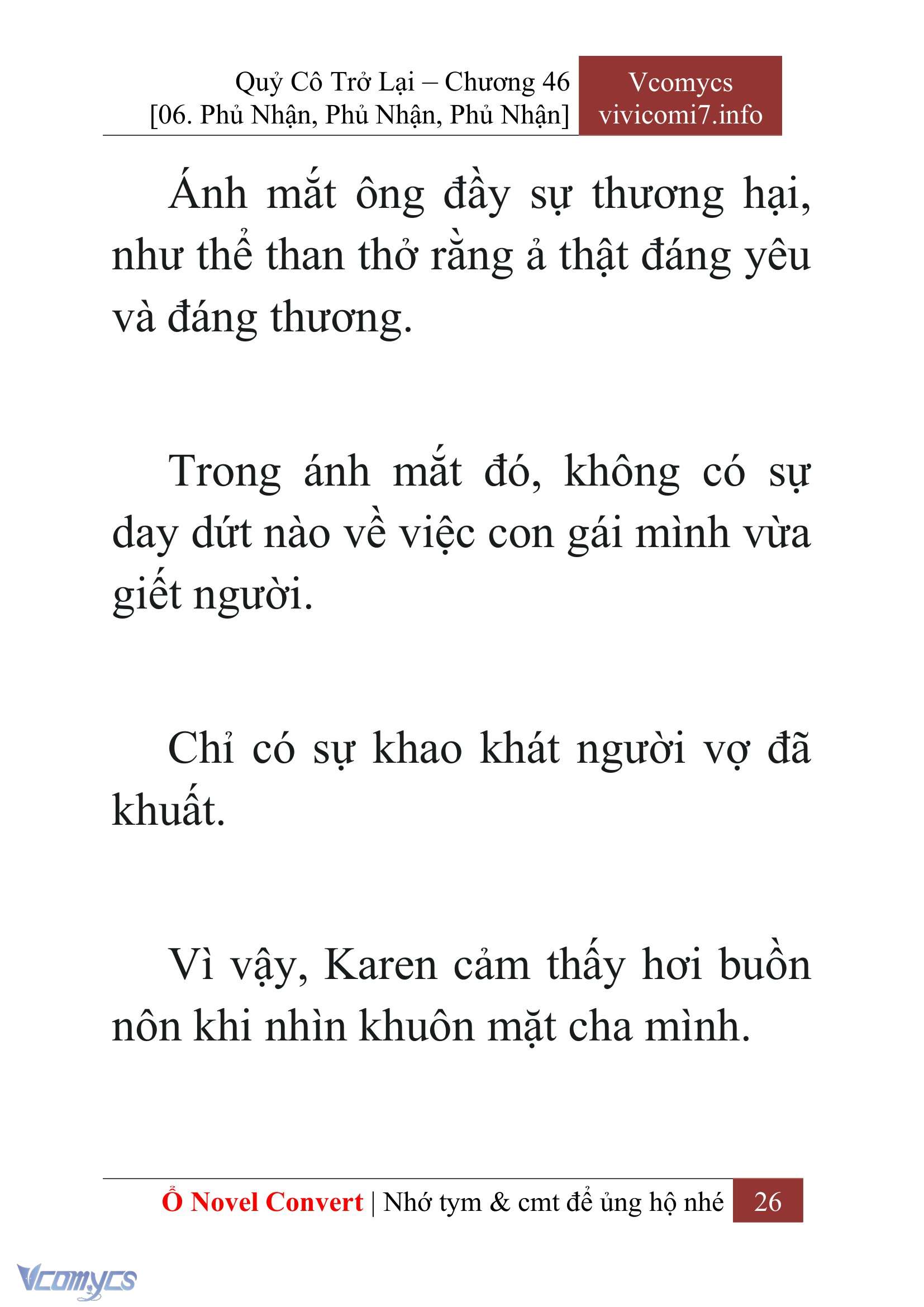 [Novel] Quý Cô Trở Lại Chap 46 - Trang 2