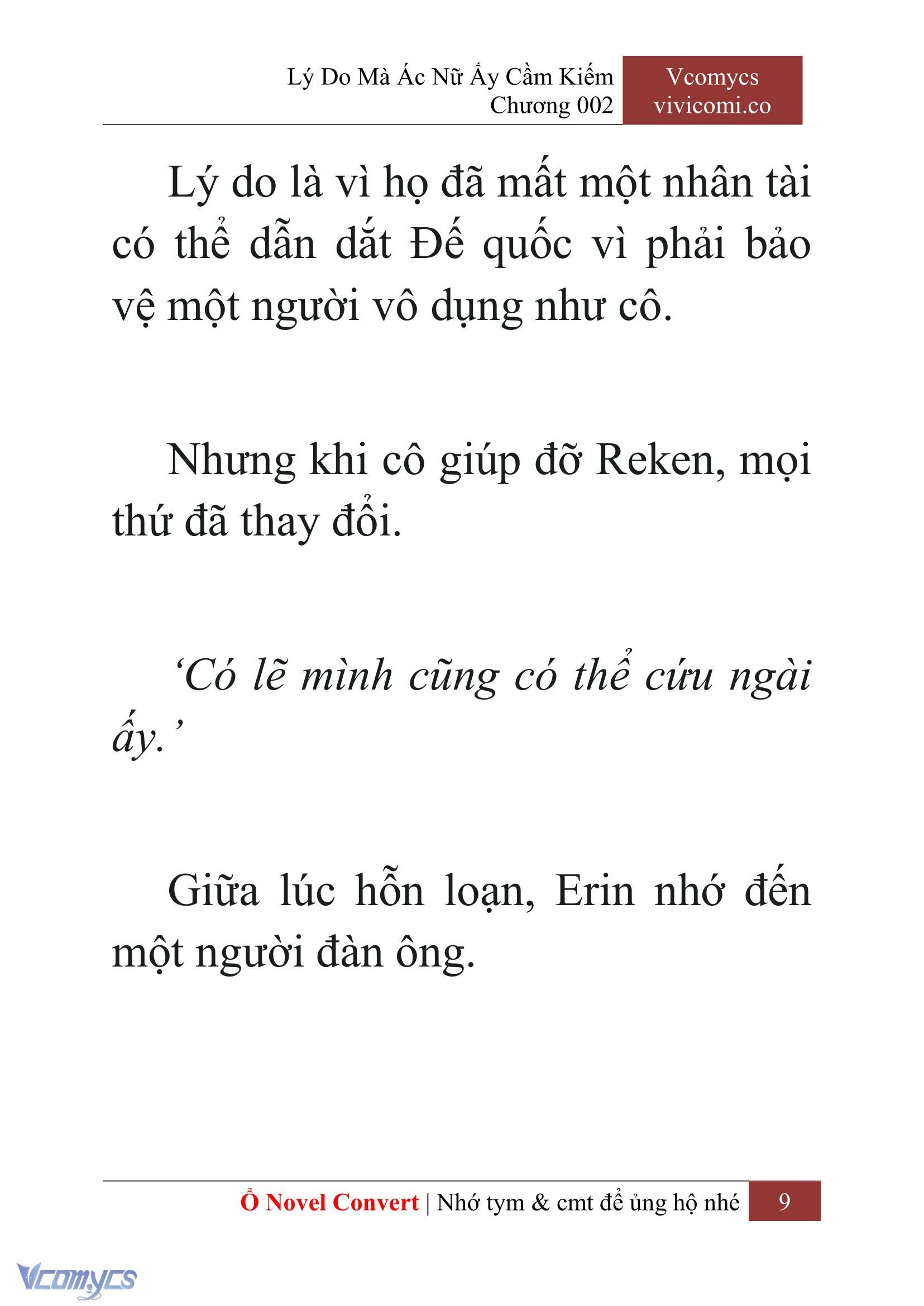 [Novel] Lý Do Mà Ác Nữ Ấy Cầm Kiếm Chap 2 - Trang 2