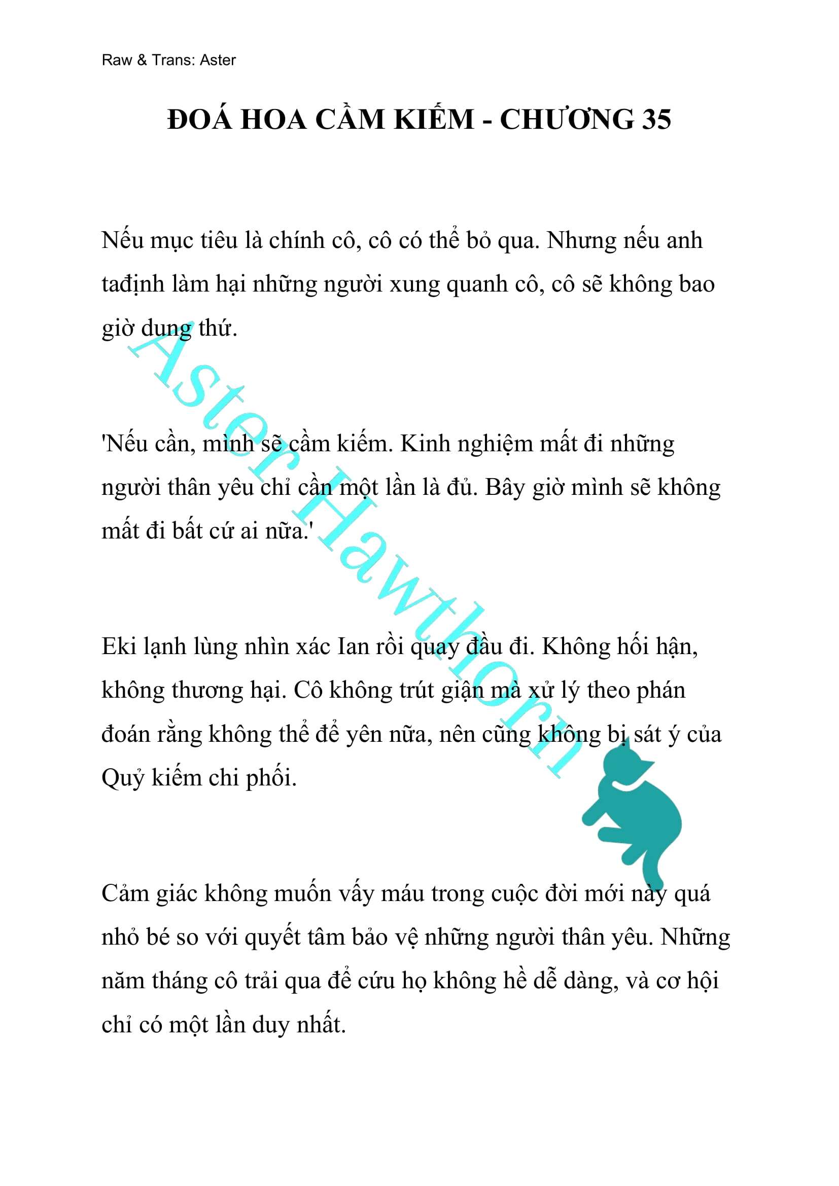 [NOVEL] Đóa Hoa Cầm Kiếm Chap 35 - Trang 2