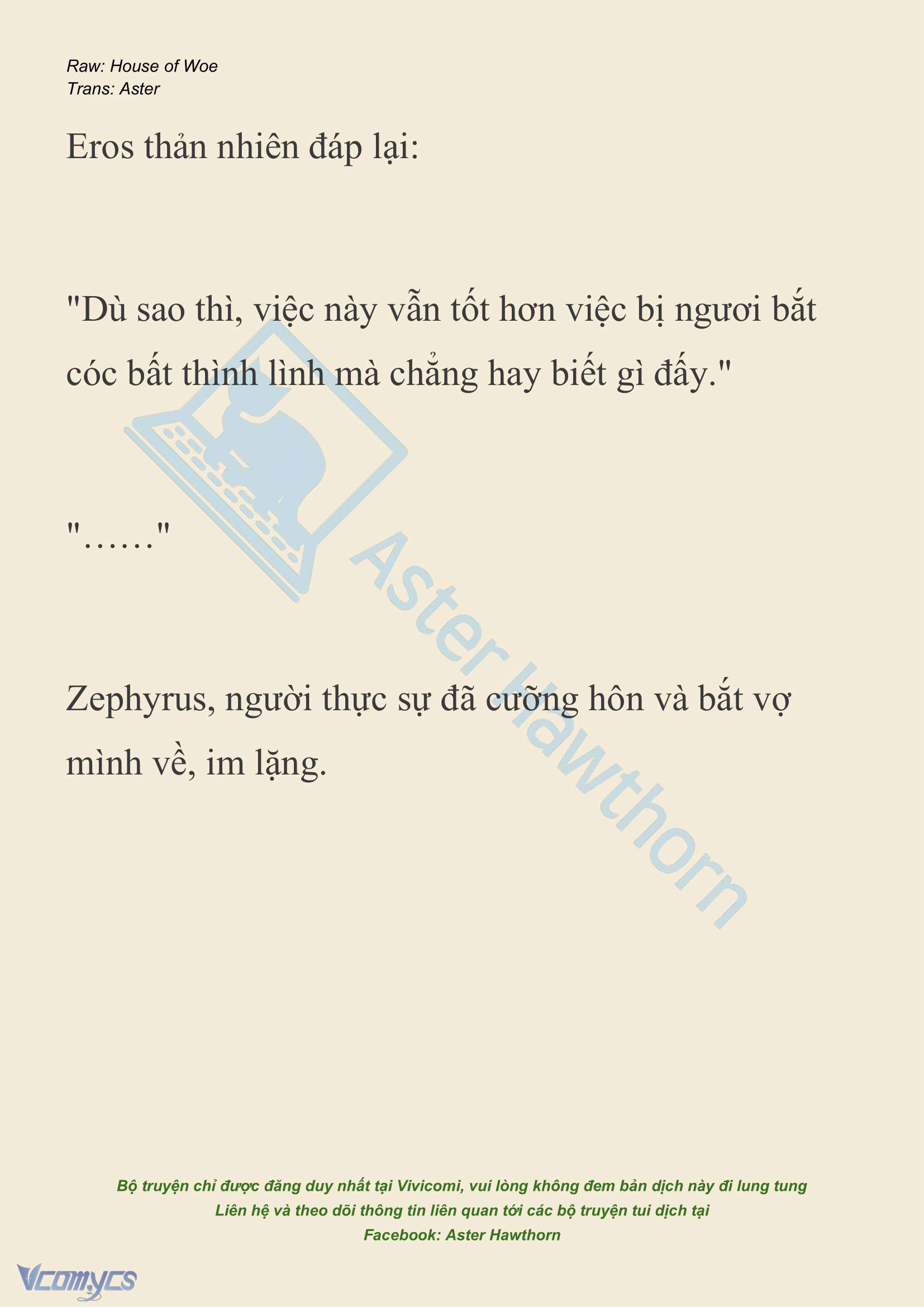 [NOVEL] Dành Cho Các Nữ Thần: Dành cho Psyche Chap 21 - Trang 2