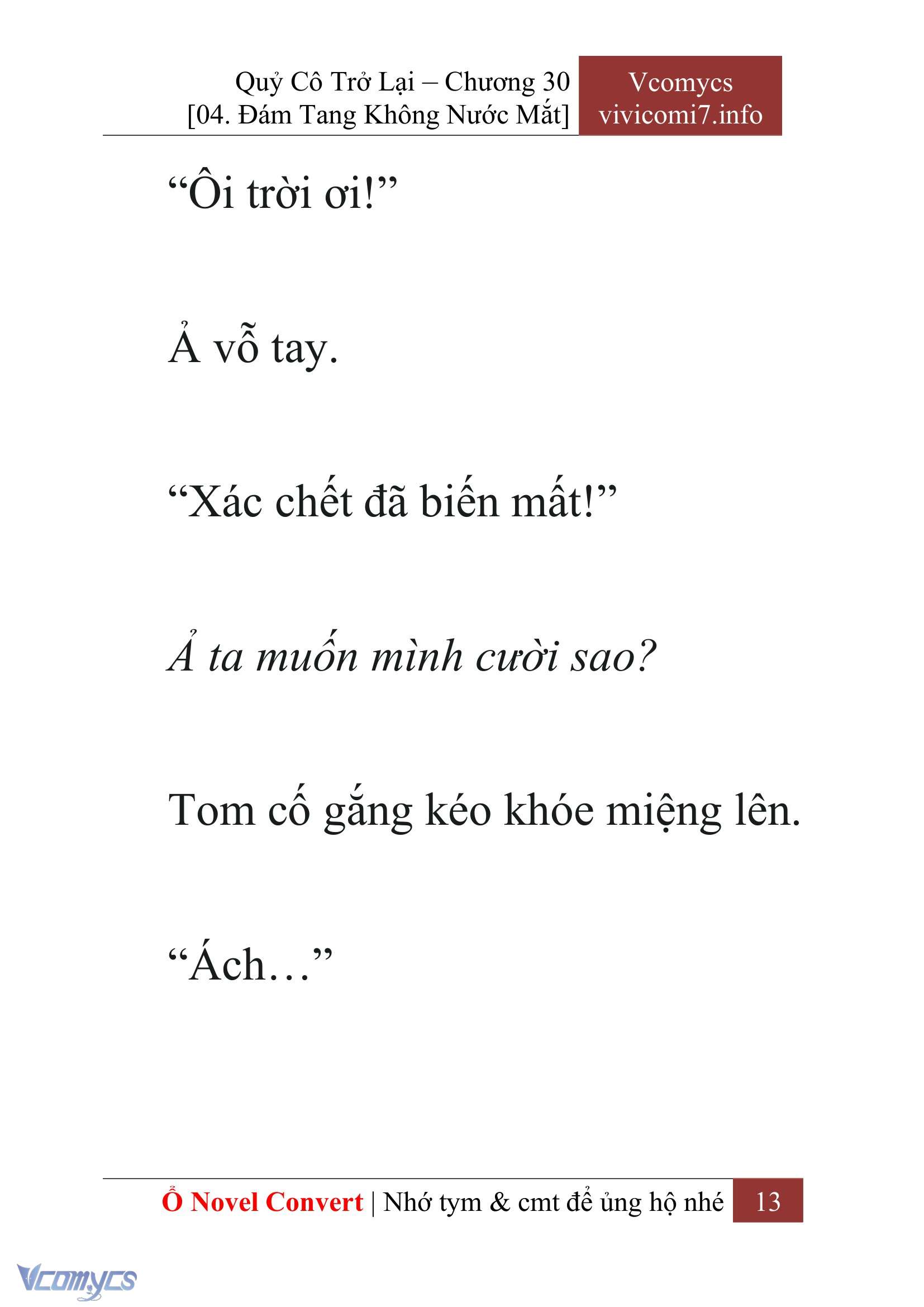 [Novel] Quý Cô Trở Lại Chap 30 - Trang 2