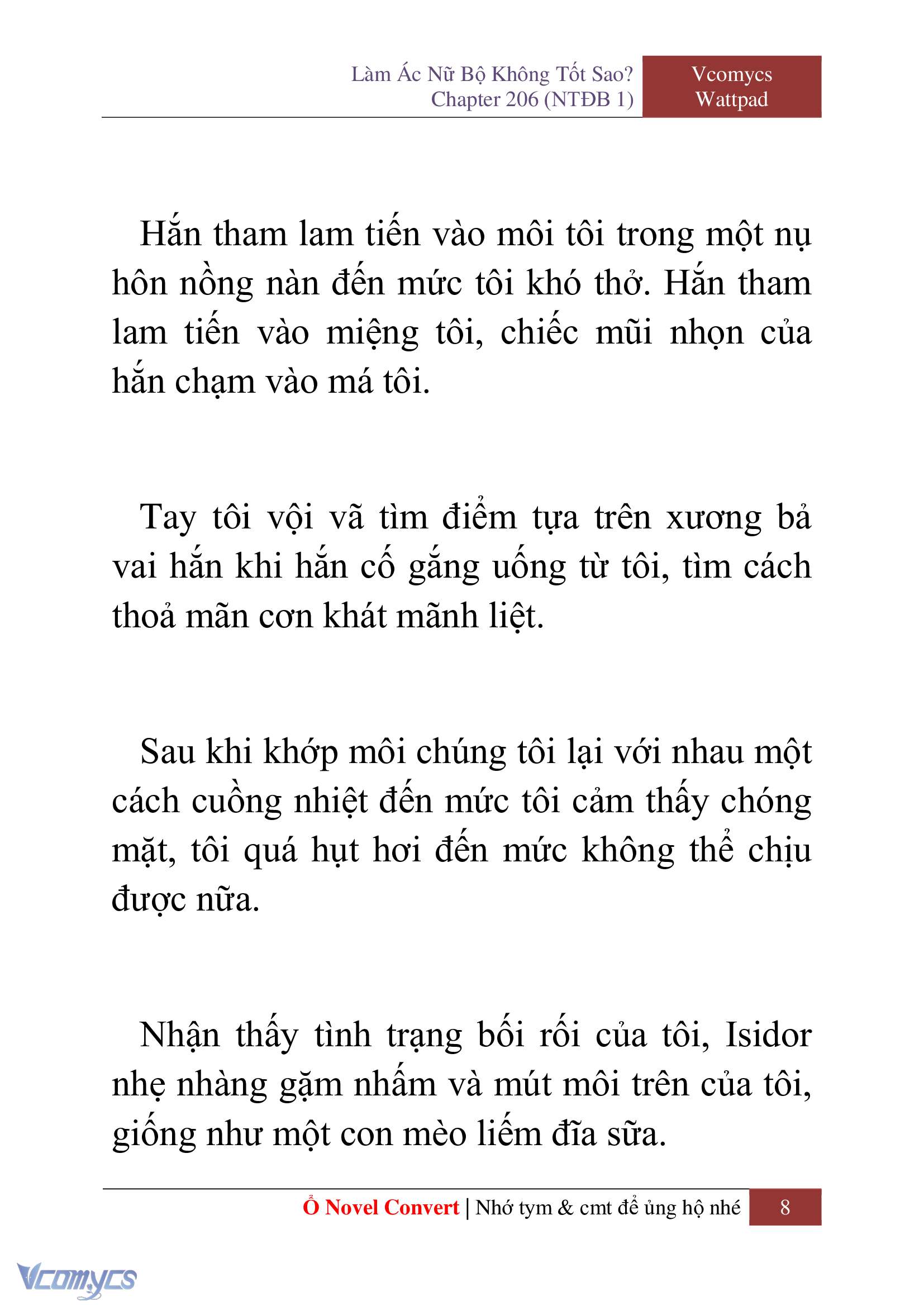 [Novel] Làm Ác Nữ Bộ Không Tốt Sao? Chap 206 - Trang 2
