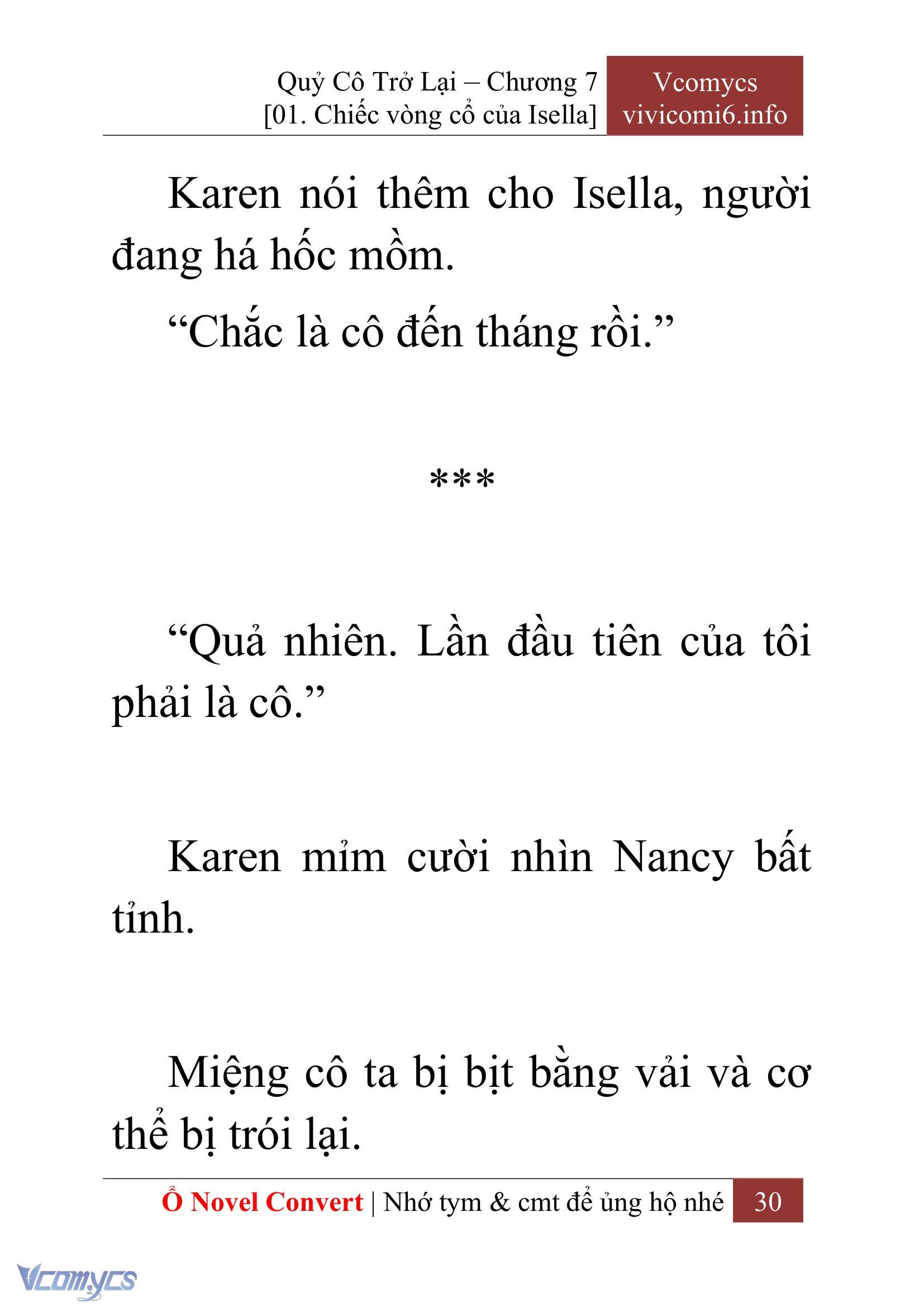 [Novel] Quý Cô Trở Lại Chap 7 - Trang 2