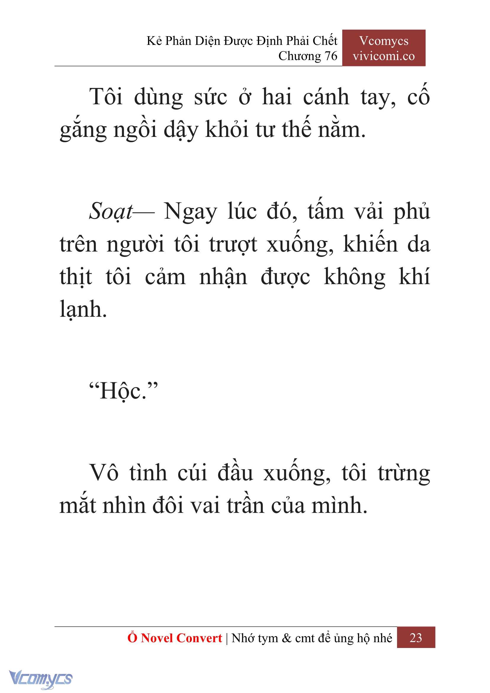 [Novel] Kẻ Phản Diện Được Định Phải Chết Chap 76 - Trang 2