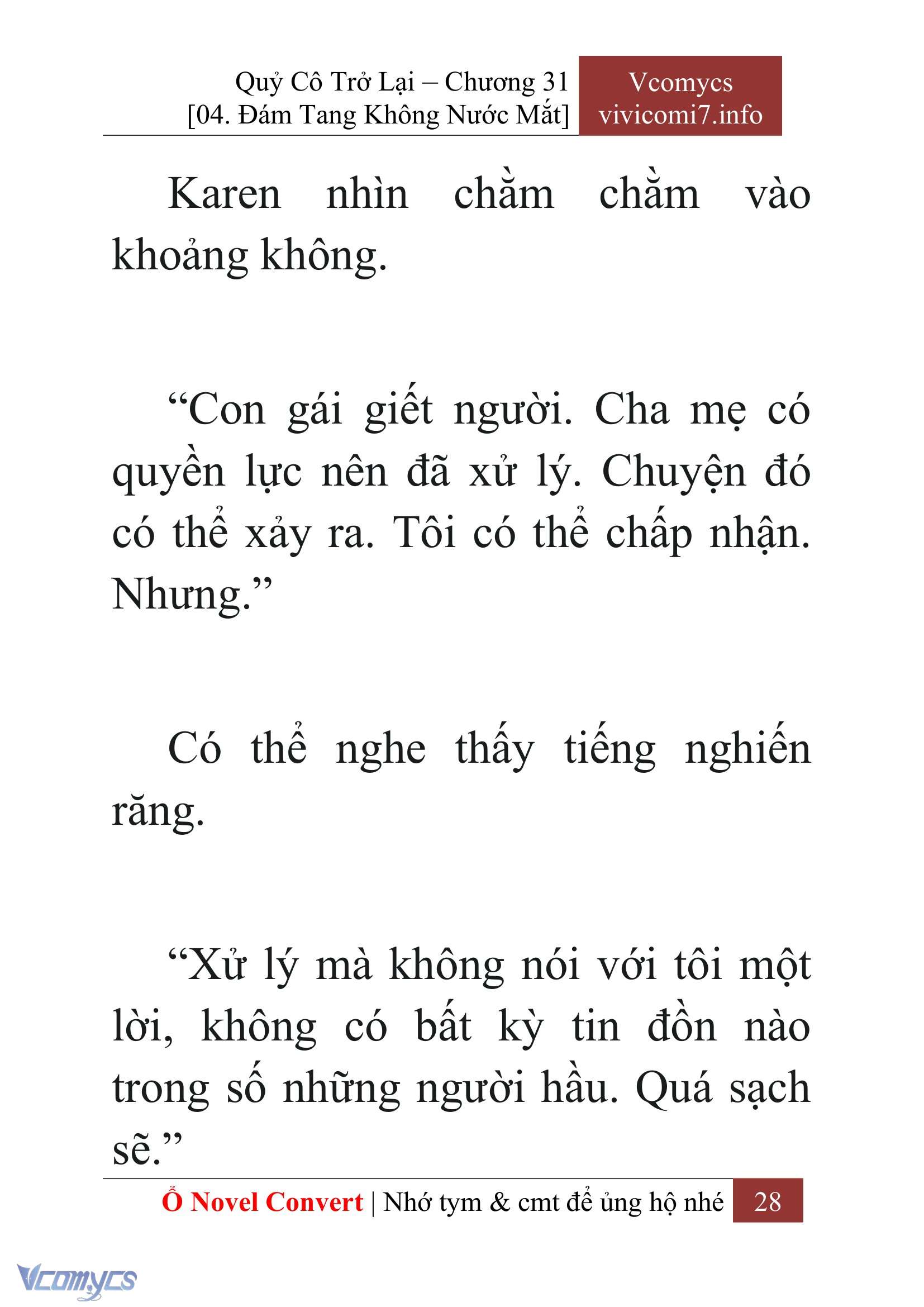 [Novel] Quý Cô Trở Lại Chap 31 - Trang 2