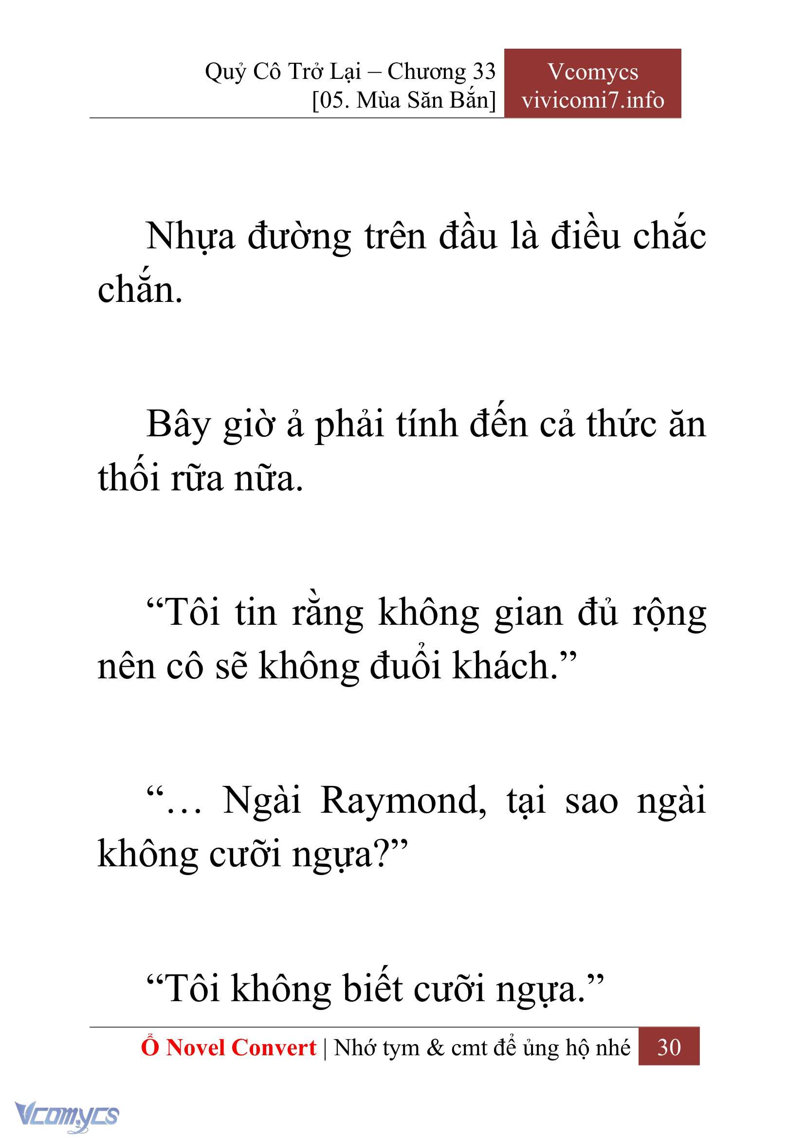 [Novel] Quý Cô Trở Lại Chap 33 - Trang 2