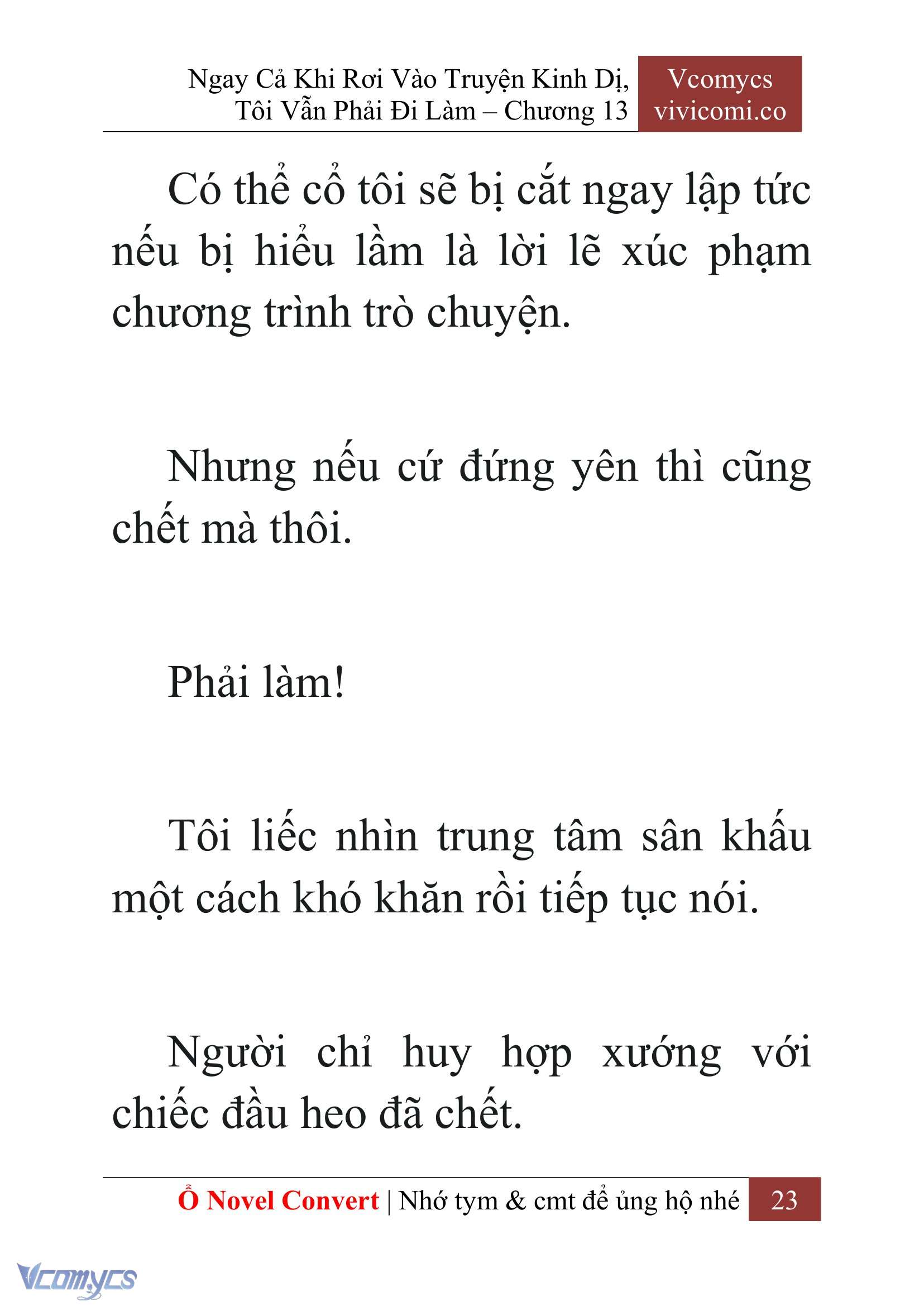 [Novel] Ngay Cả Khi Rơi Vào Truyện Kinh Dị, Tôi Vẫn Phải Đi Làm Chap 13 - Trang 2