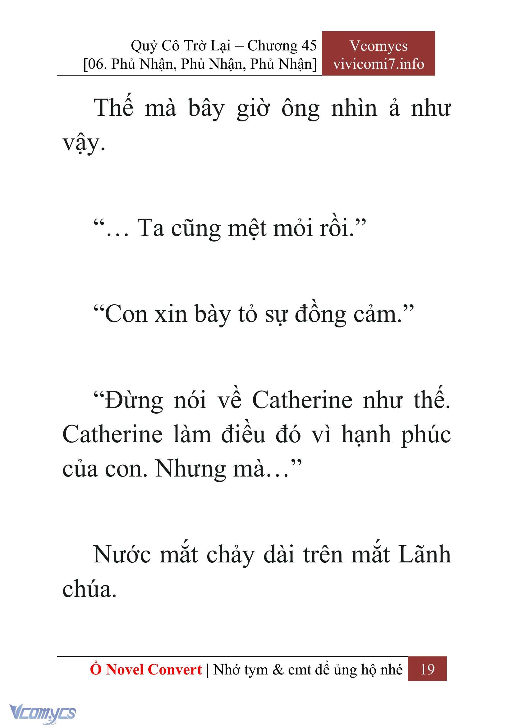 [Novel] Quý Cô Trở Lại Chap 45 - Trang 2
