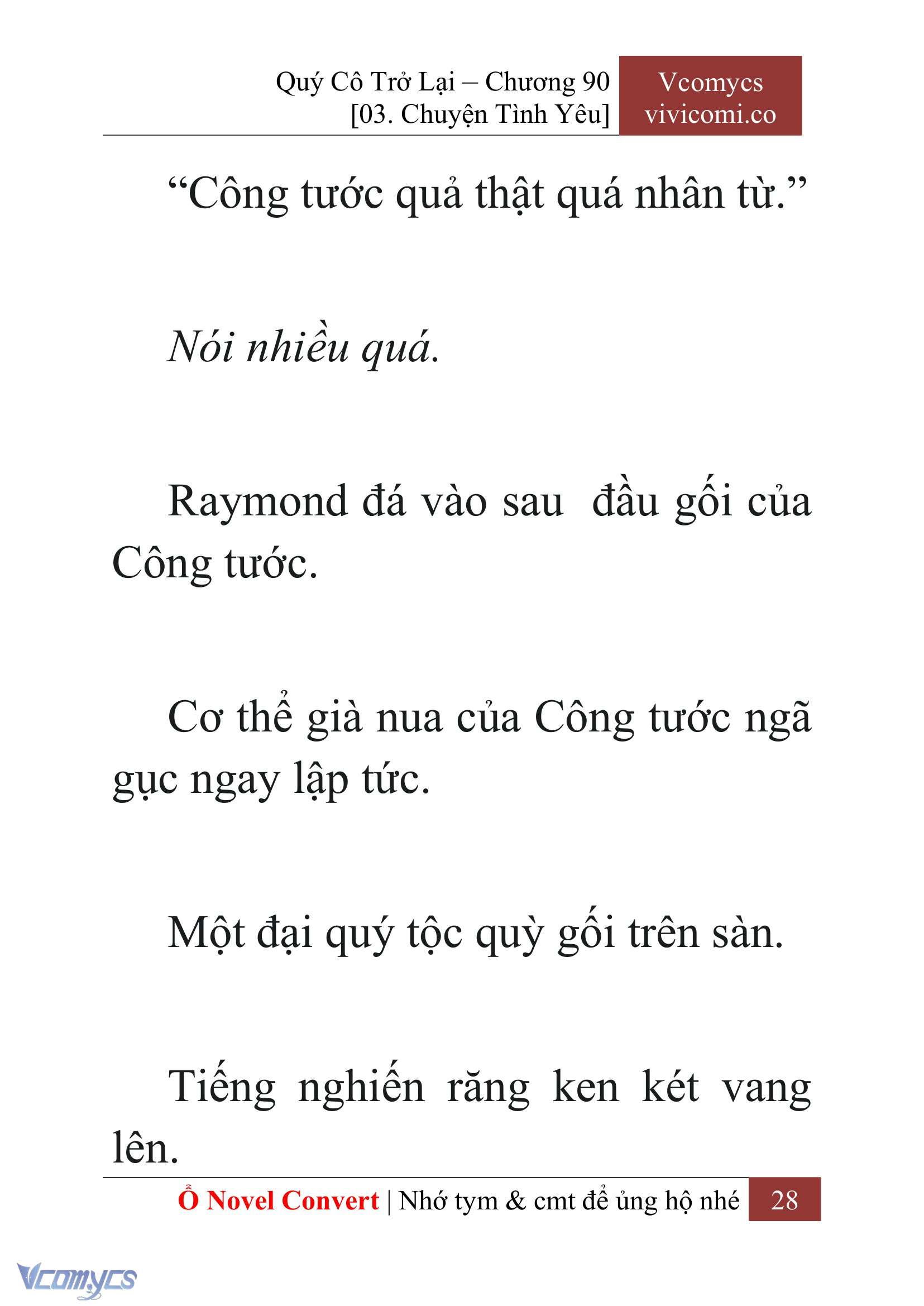 [Novel] Quý Cô Trở Lại Chap 90 - Trang 2