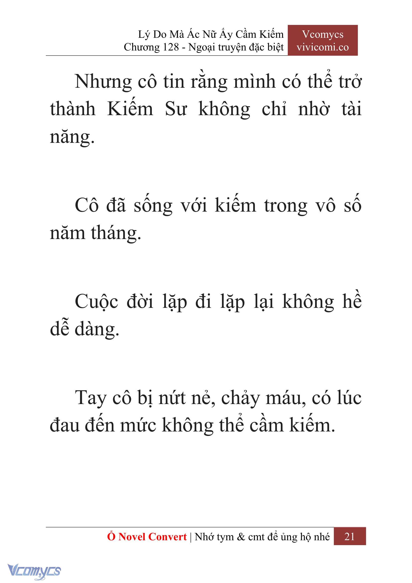 [Novel] Lý Do Mà Ác Nữ Ấy Cầm Kiếm Chap 128 - Next Chap 129