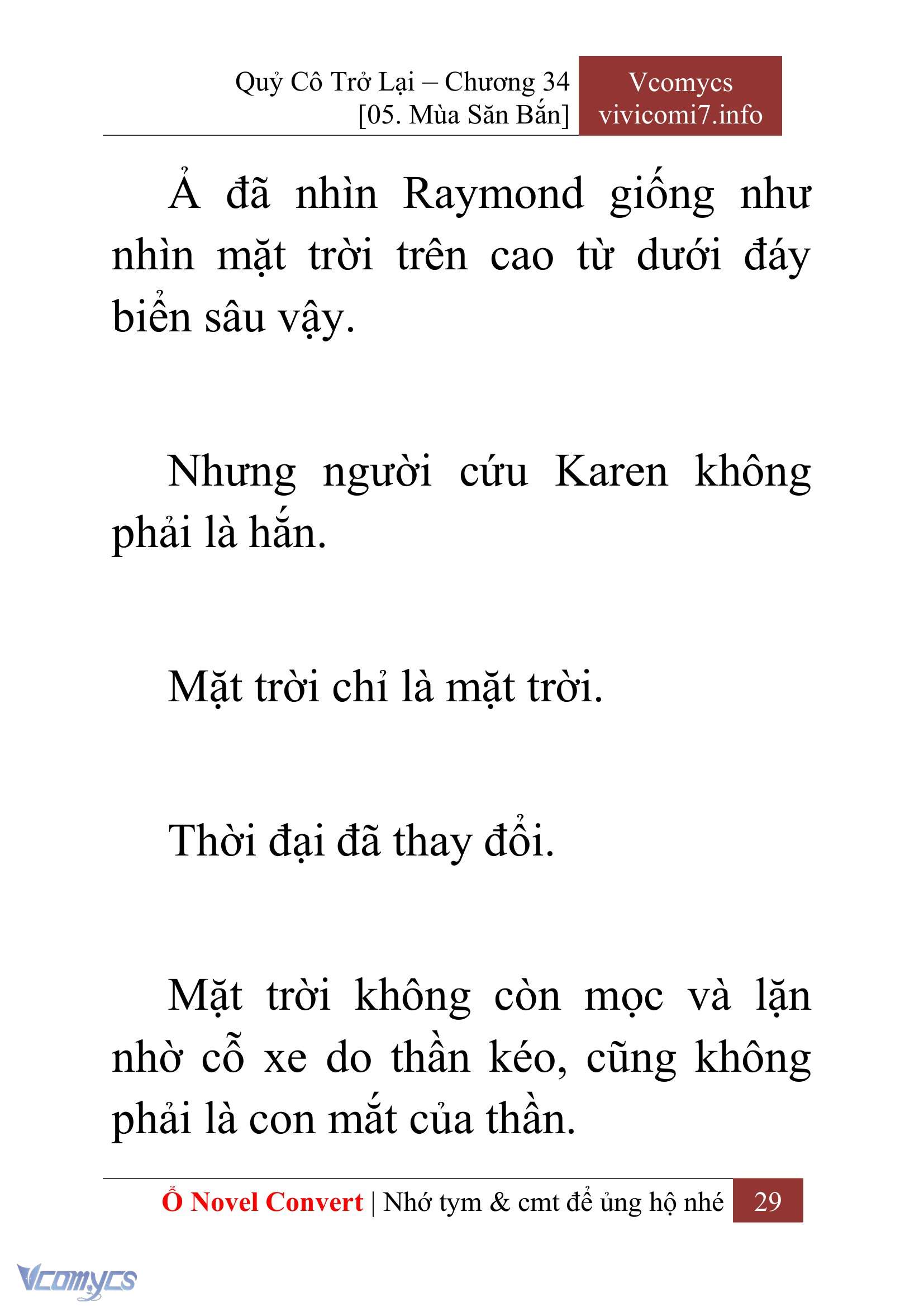 [Novel] Quý Cô Trở Lại Chap 34 - Trang 2