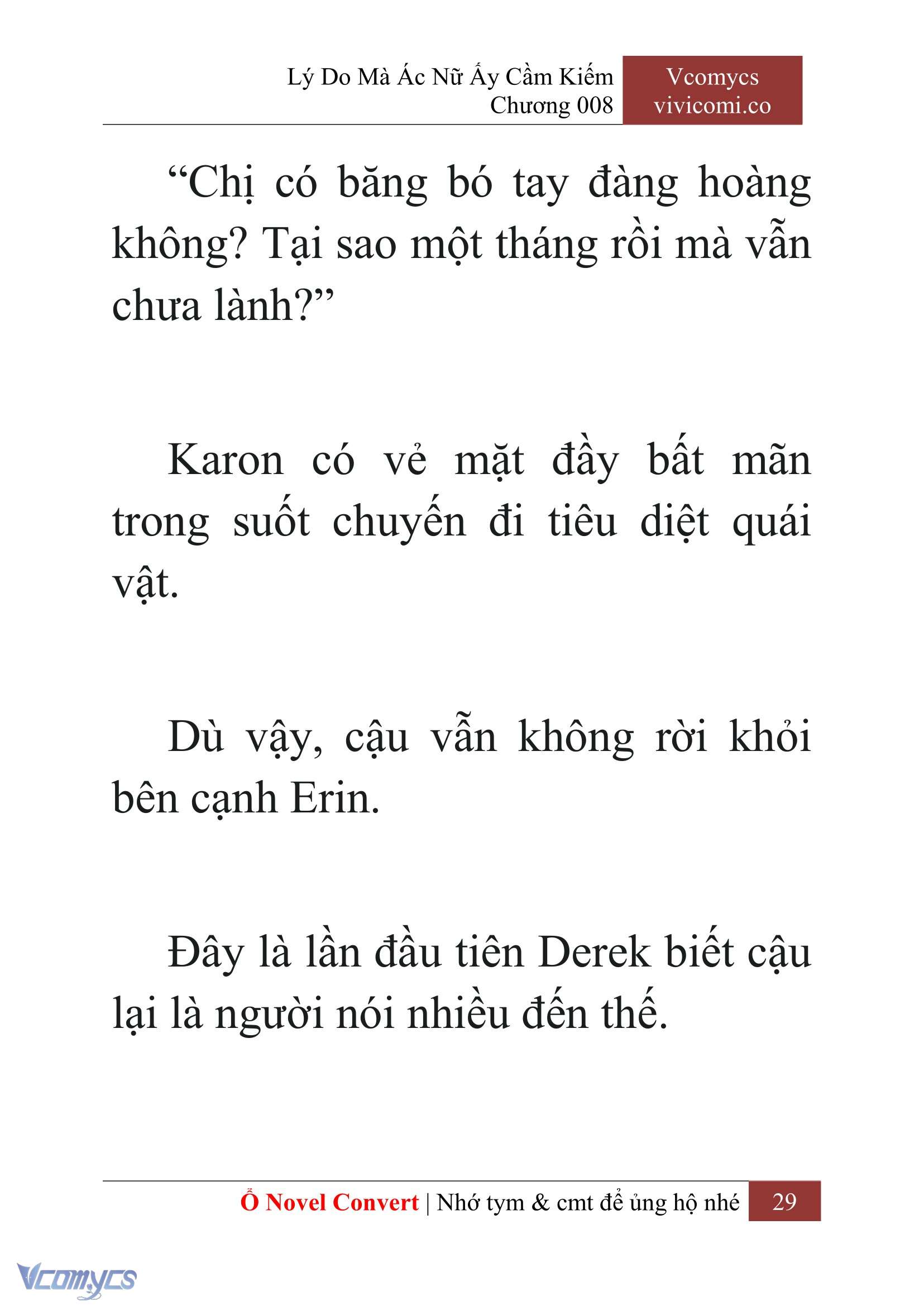 [Novel] Lý Do Mà Ác Nữ Ấy Cầm Kiếm Chap 8 - Trang 2