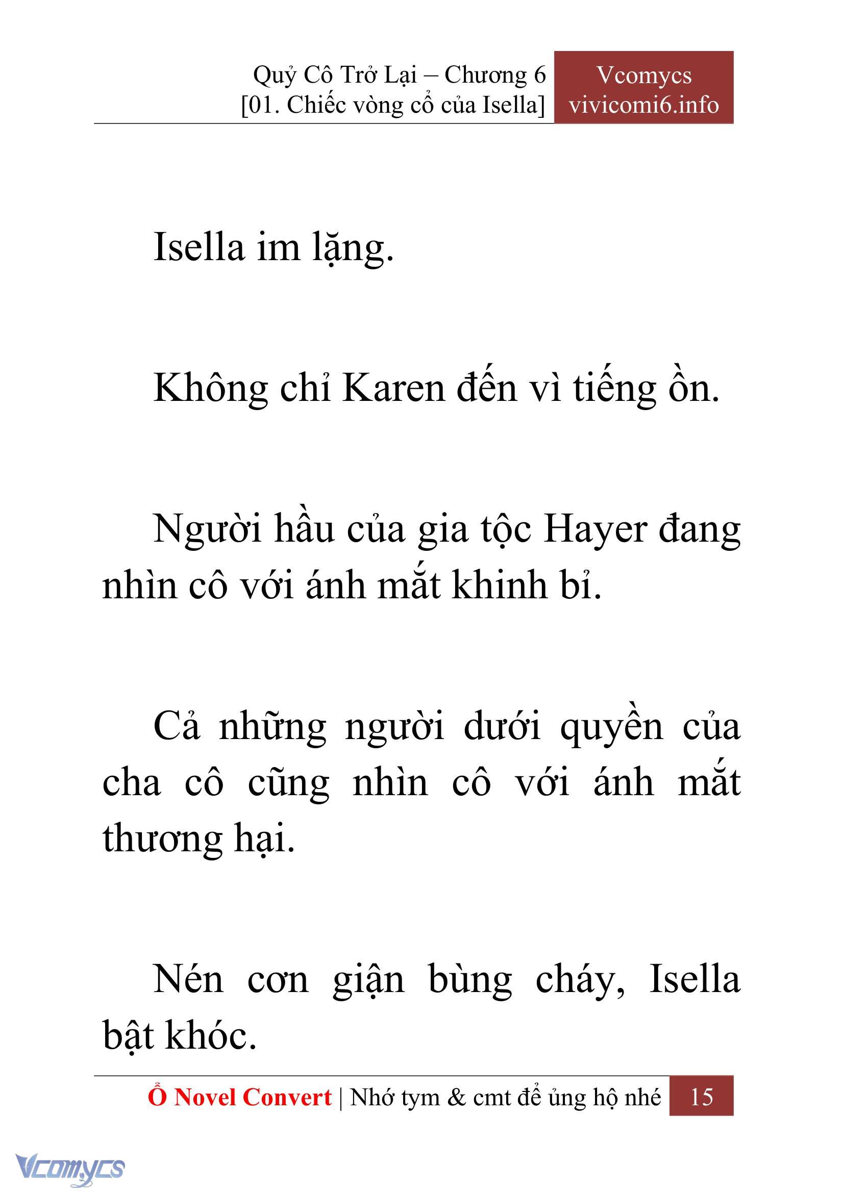 [Novel] Quý Cô Trở Lại Chap 6 - Trang 2