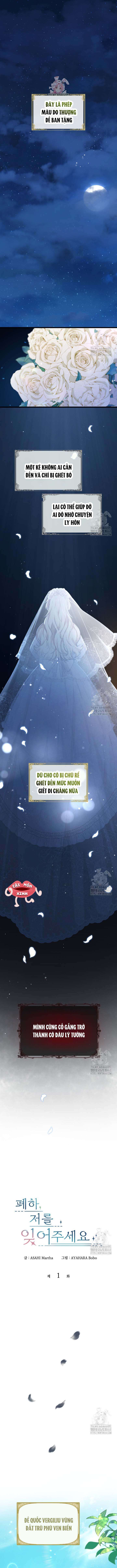 Bệ Hạ, Xin Hãy Quên Tôi Đi Chap 1 - Trang 3