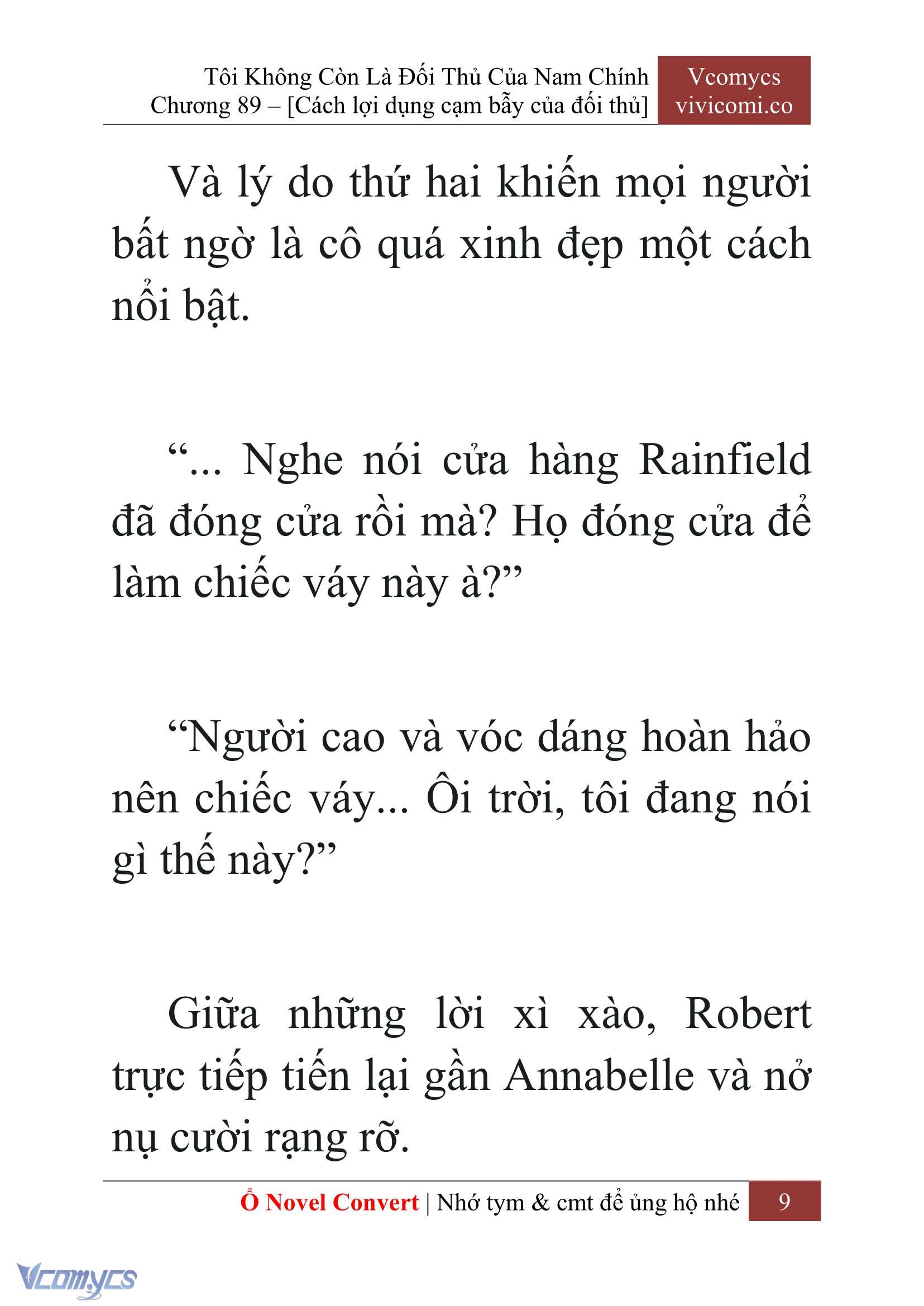[Novel] Tôi Không Còn Là Đối Thủ Của Nam Chính Chap 89 - Trang 2