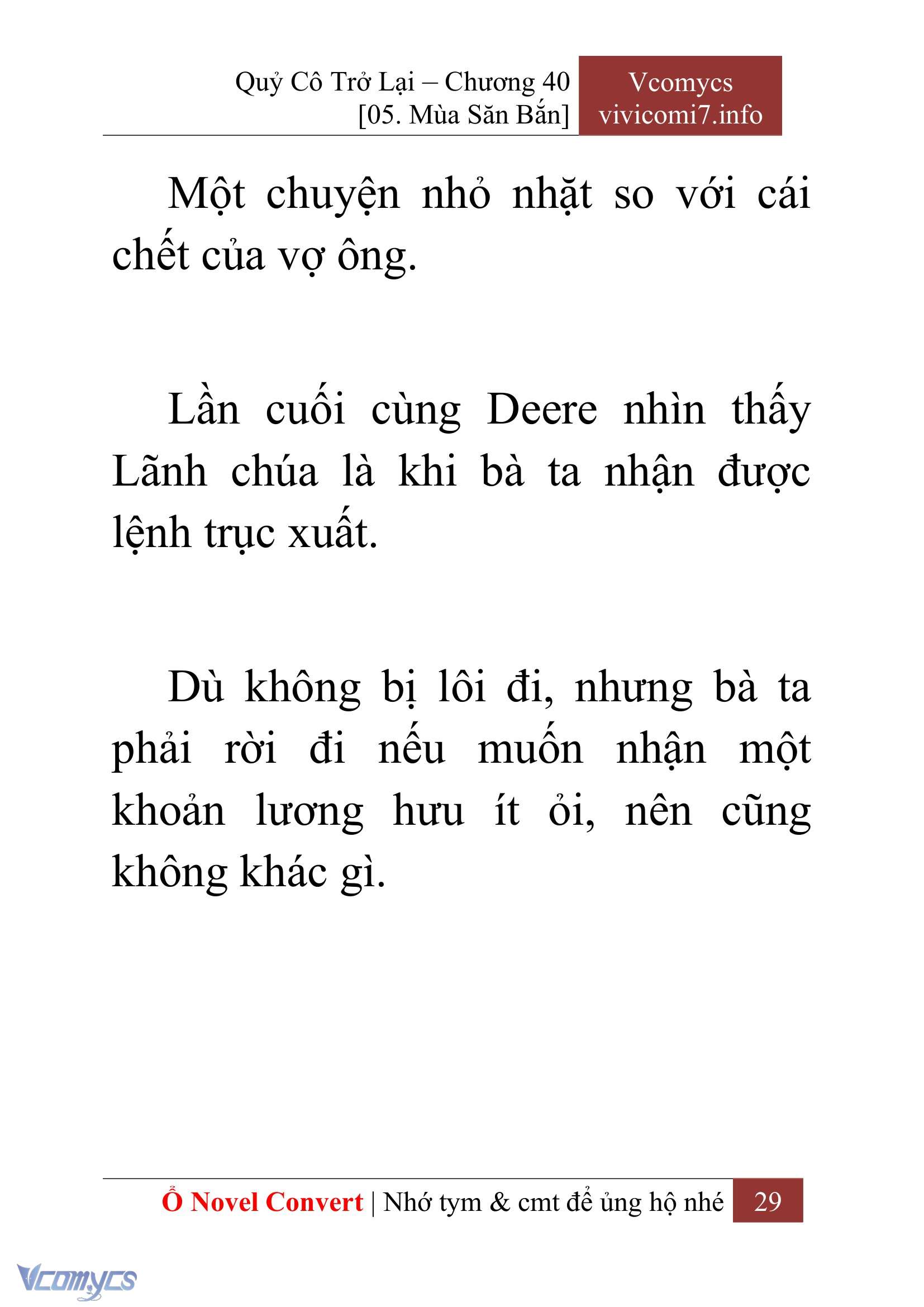 [Novel] Quý Cô Trở Lại Chap 40 - Trang 2
