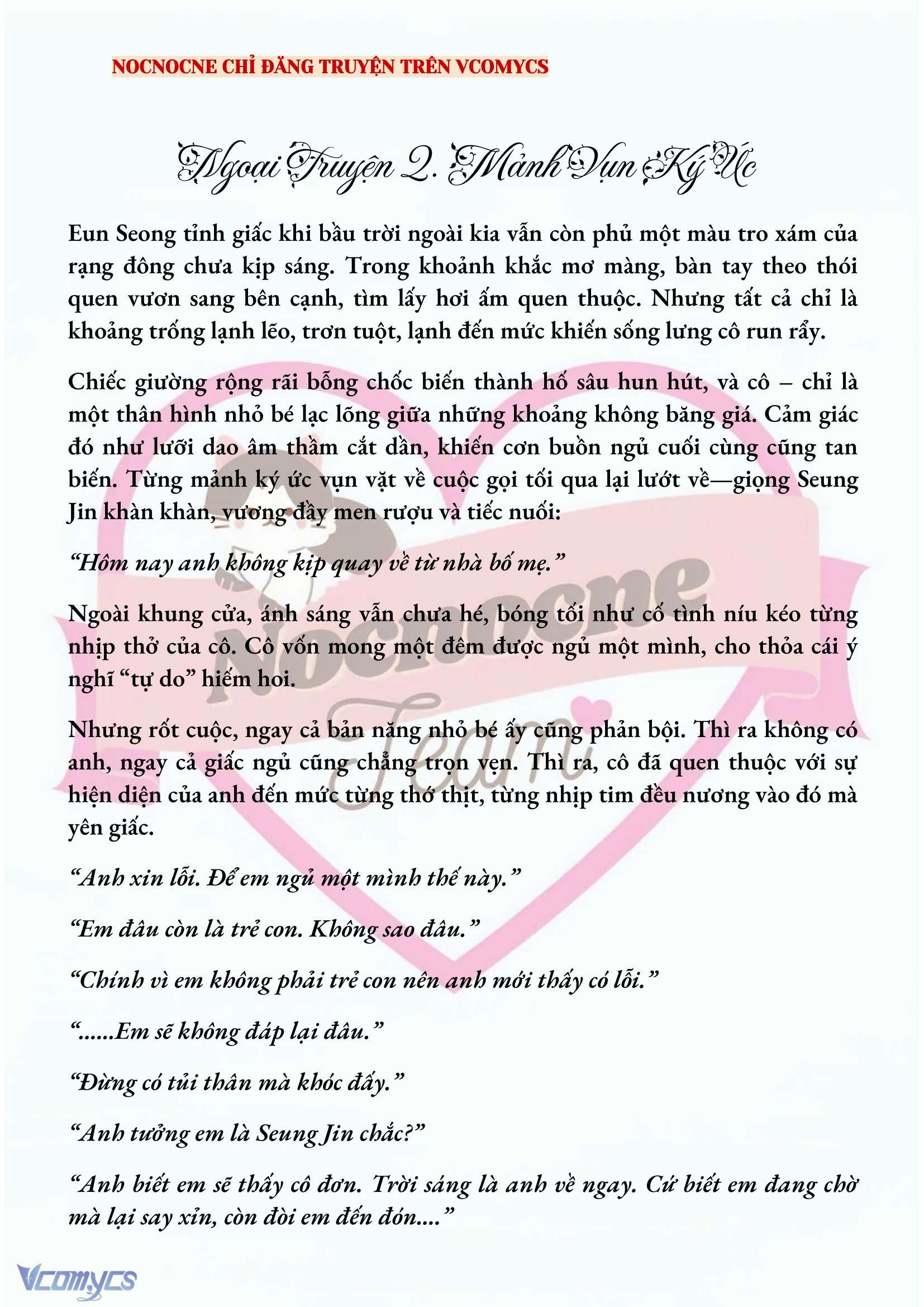 [NOVEL] CHÚNG TA KẾT THÚC VÀO MÙA THU Chap 74 - Trang 2