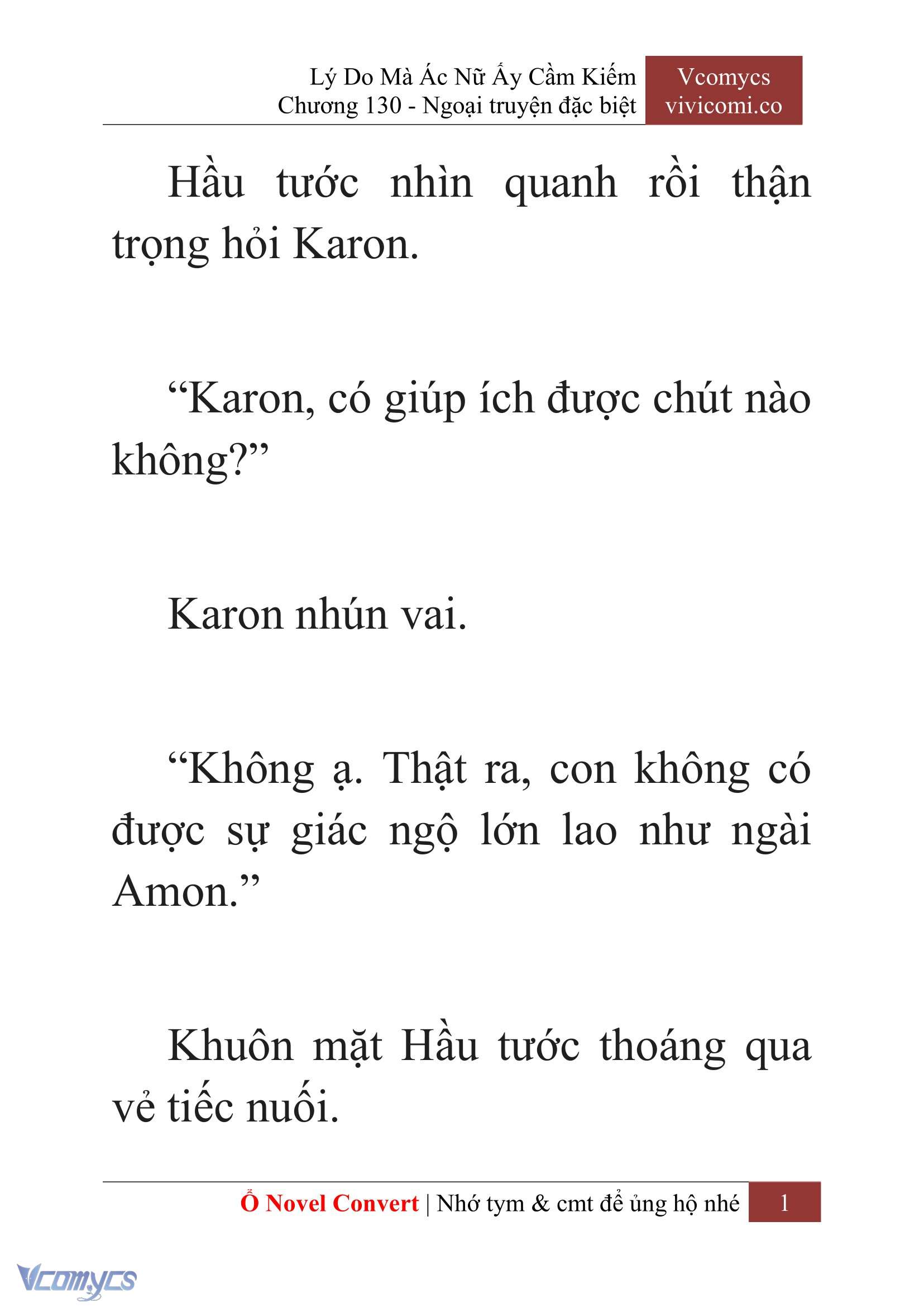 [Novel] Lý Do Mà Ác Nữ Ấy Cầm Kiếm Chap 130 - Next Chap 131