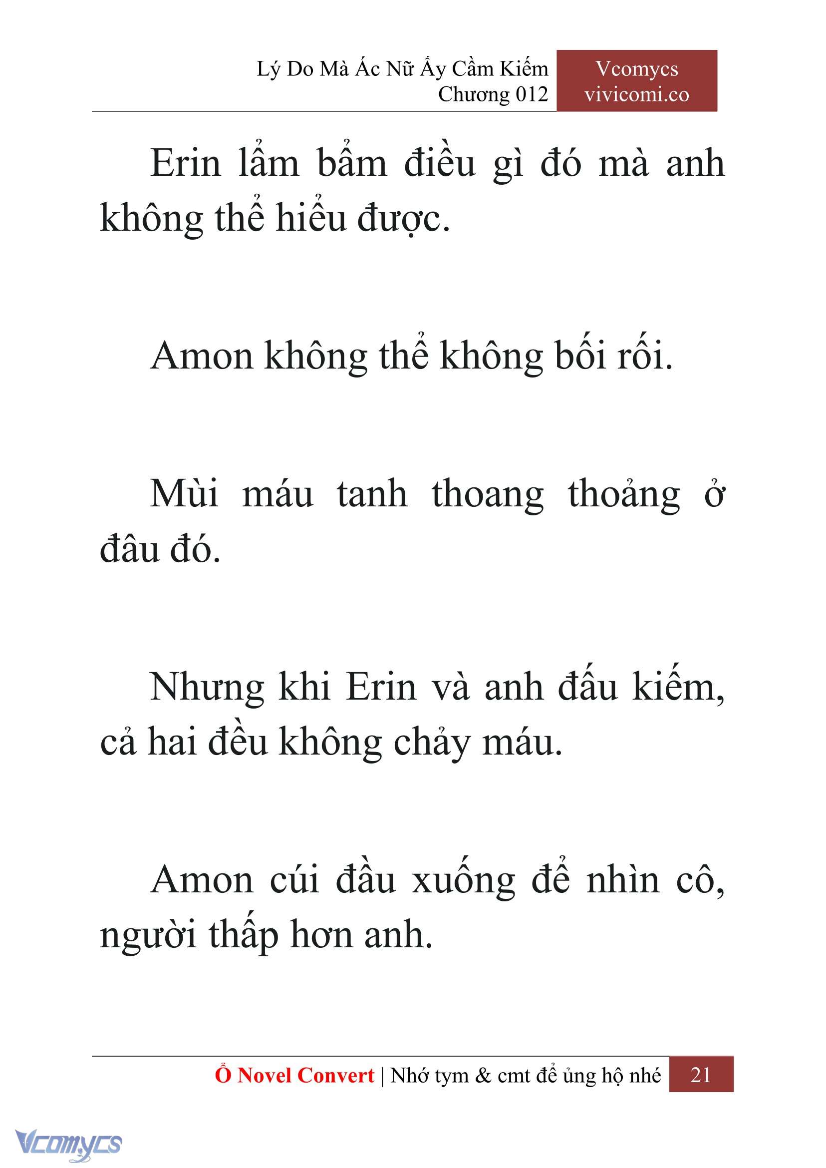 [Novel] Lý Do Mà Ác Nữ Ấy Cầm Kiếm Chap 12 - Trang 2