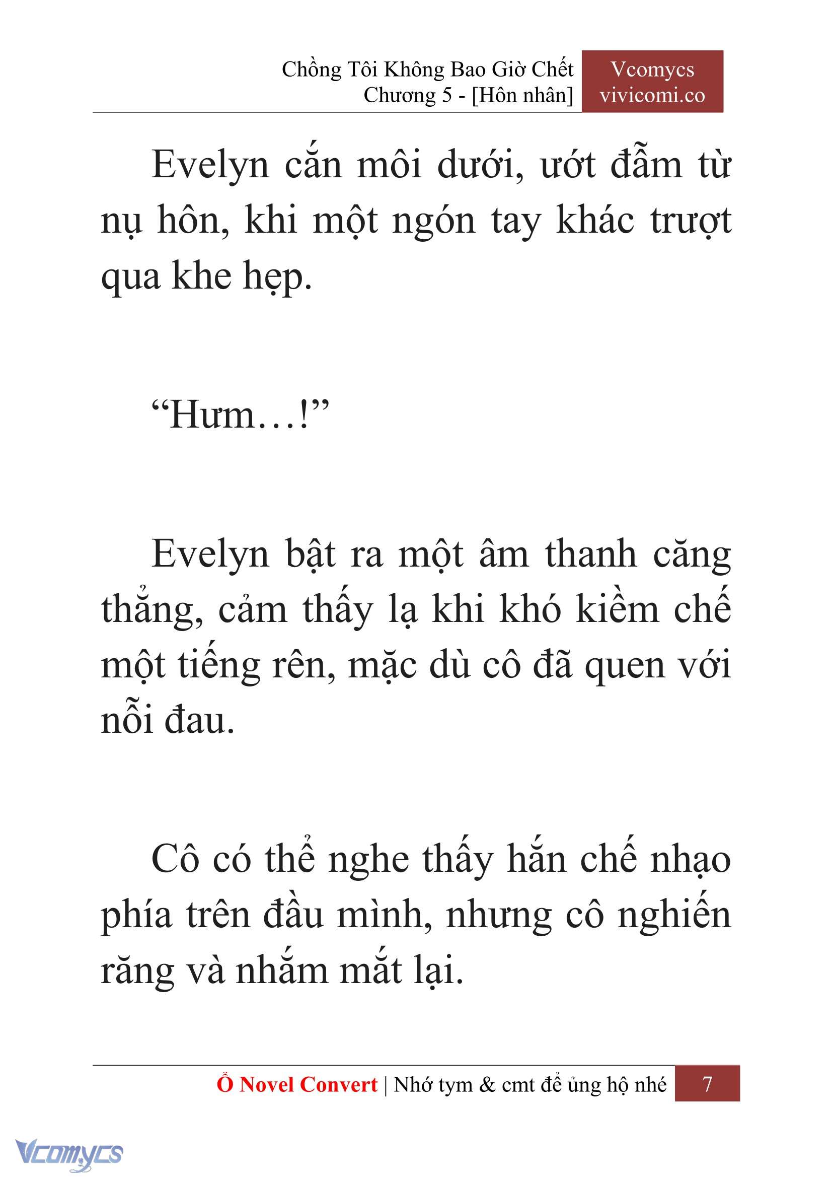 [Novel] Chồng Tôi Không Bao Giờ Chết Chap 5 - Trang 2