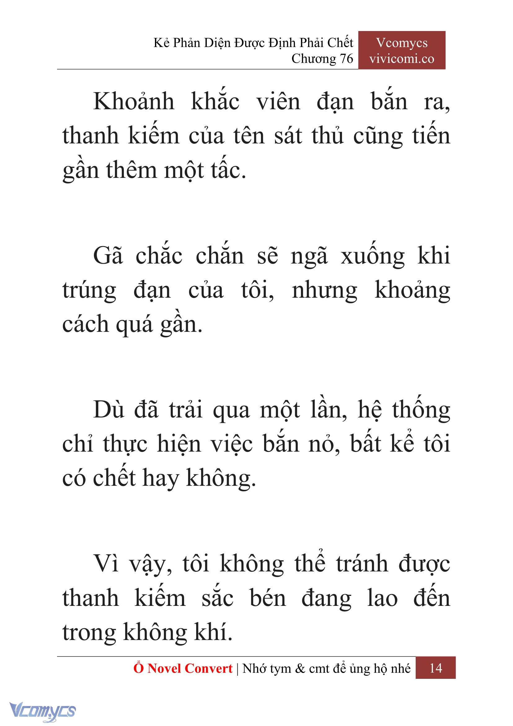 [Novel] Kẻ Phản Diện Được Định Phải Chết Chap 76 - Trang 2