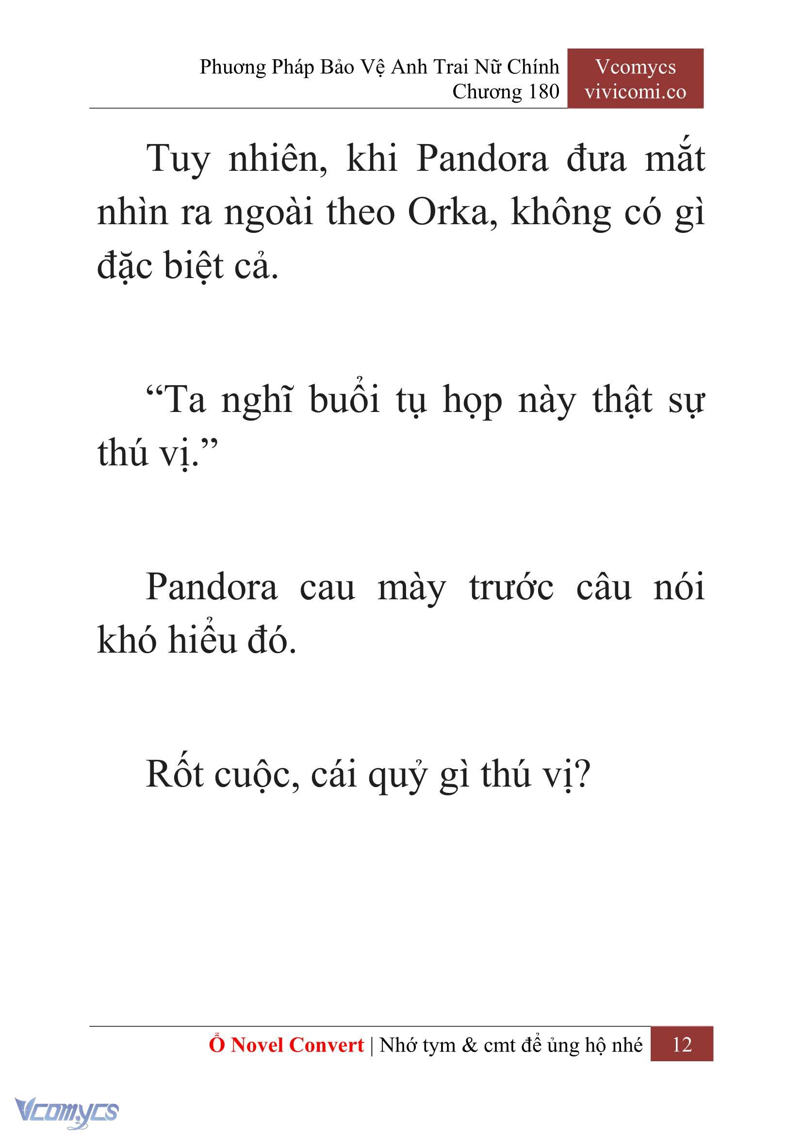 [Novel] Phương Pháp Bảo Vệ Anh Trai Nữ Chính Chap 180 - Trang 2