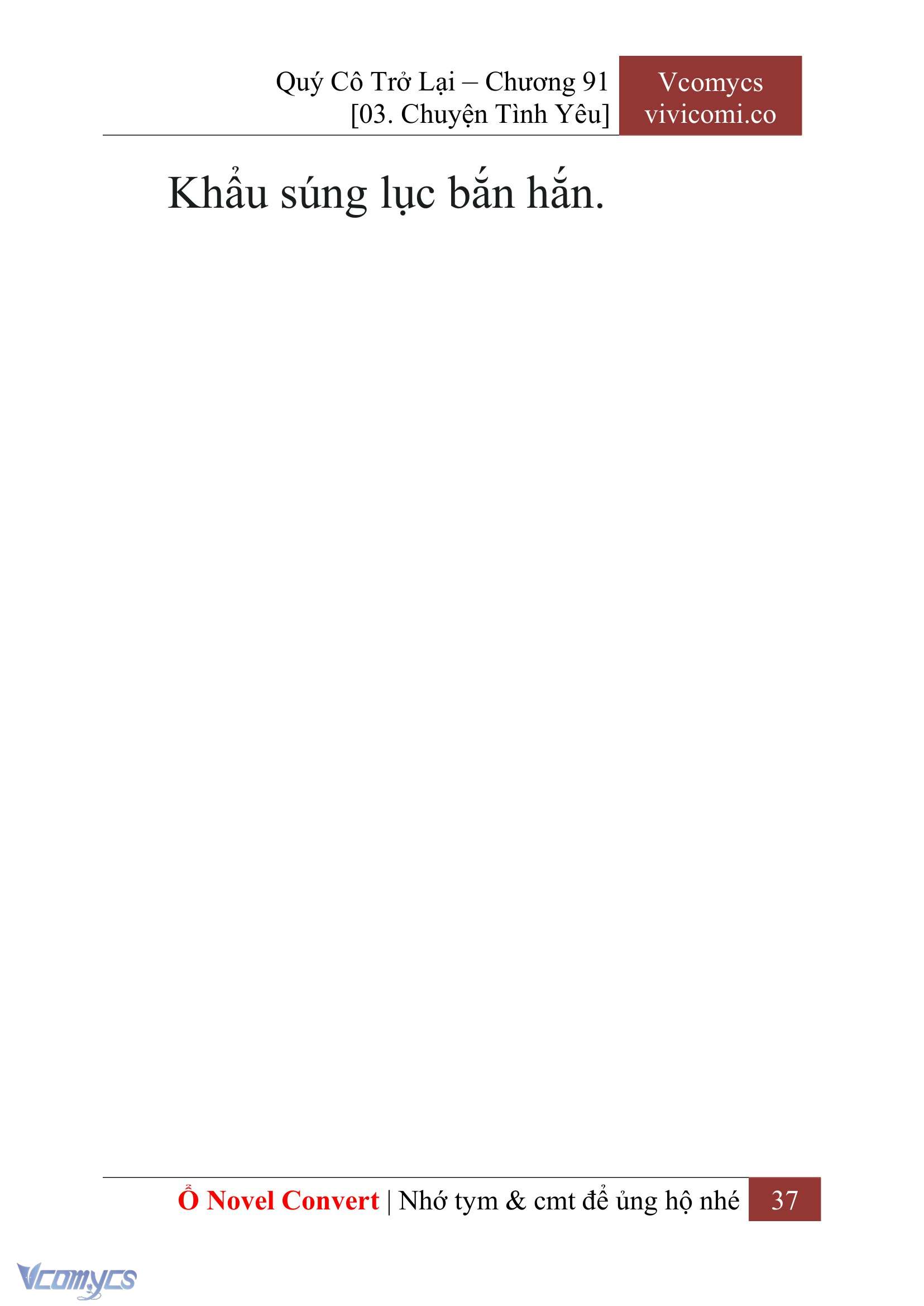 [Novel] Quý Cô Trở Lại Chap 91 - Trang 2