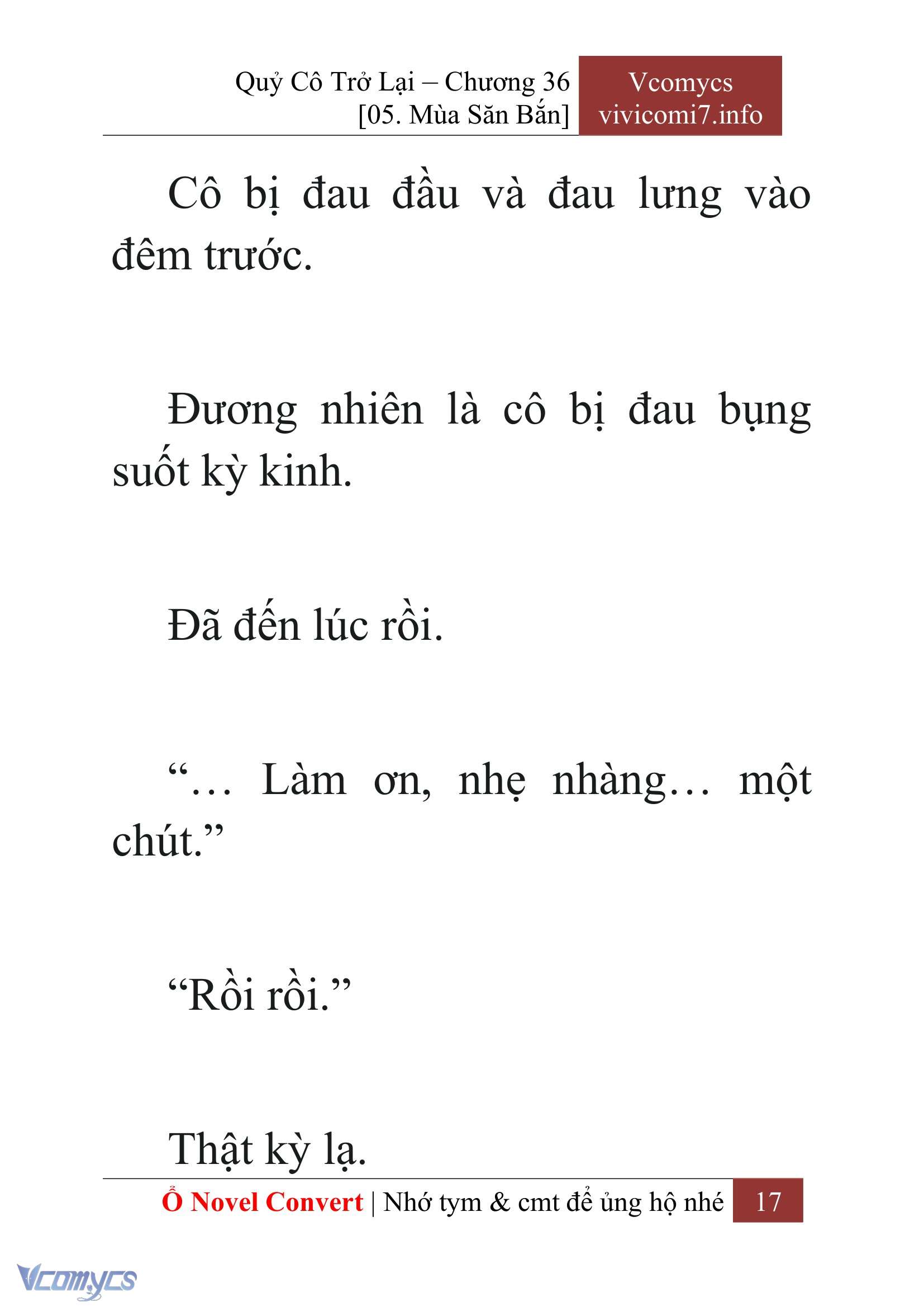 [Novel] Quý Cô Trở Lại Chap 36 - Trang 2
