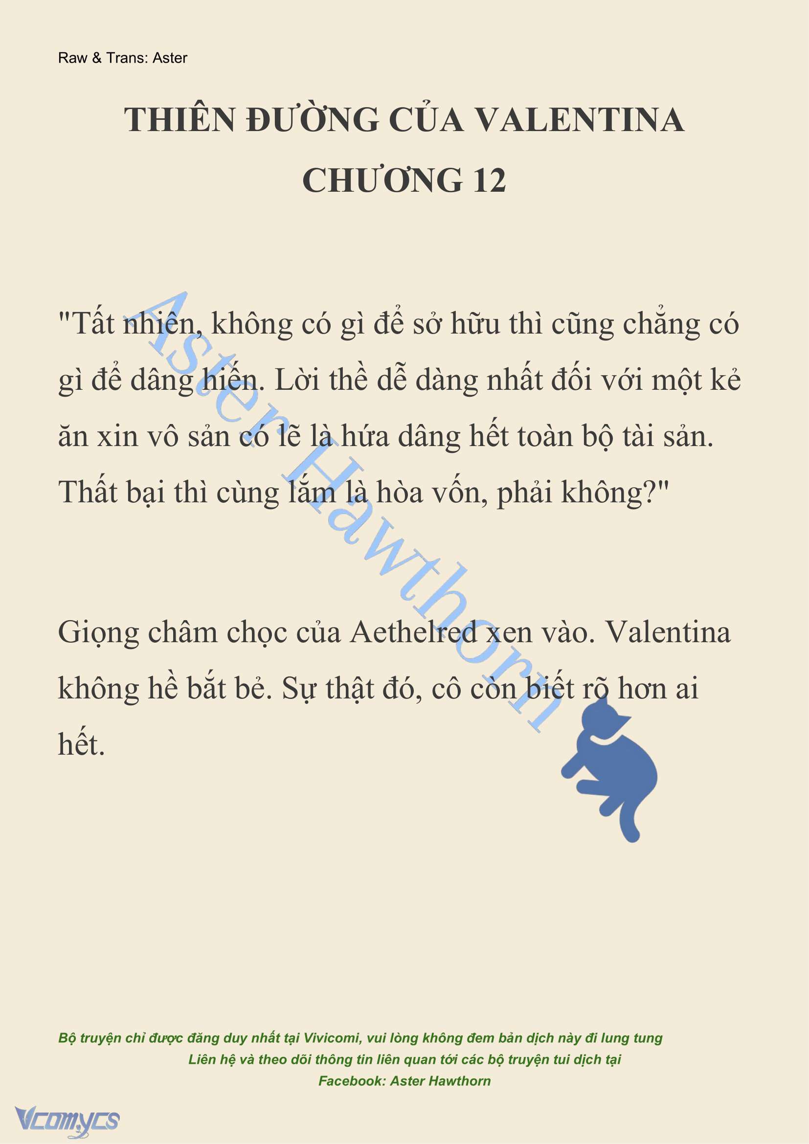 [NOVEL] Thiên Đường Của Valentina Chap 12 - Trang 2